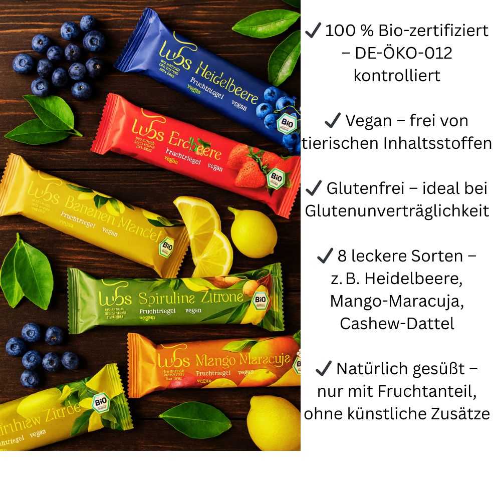 Linecase Bio Fruchtriegel probier Mix