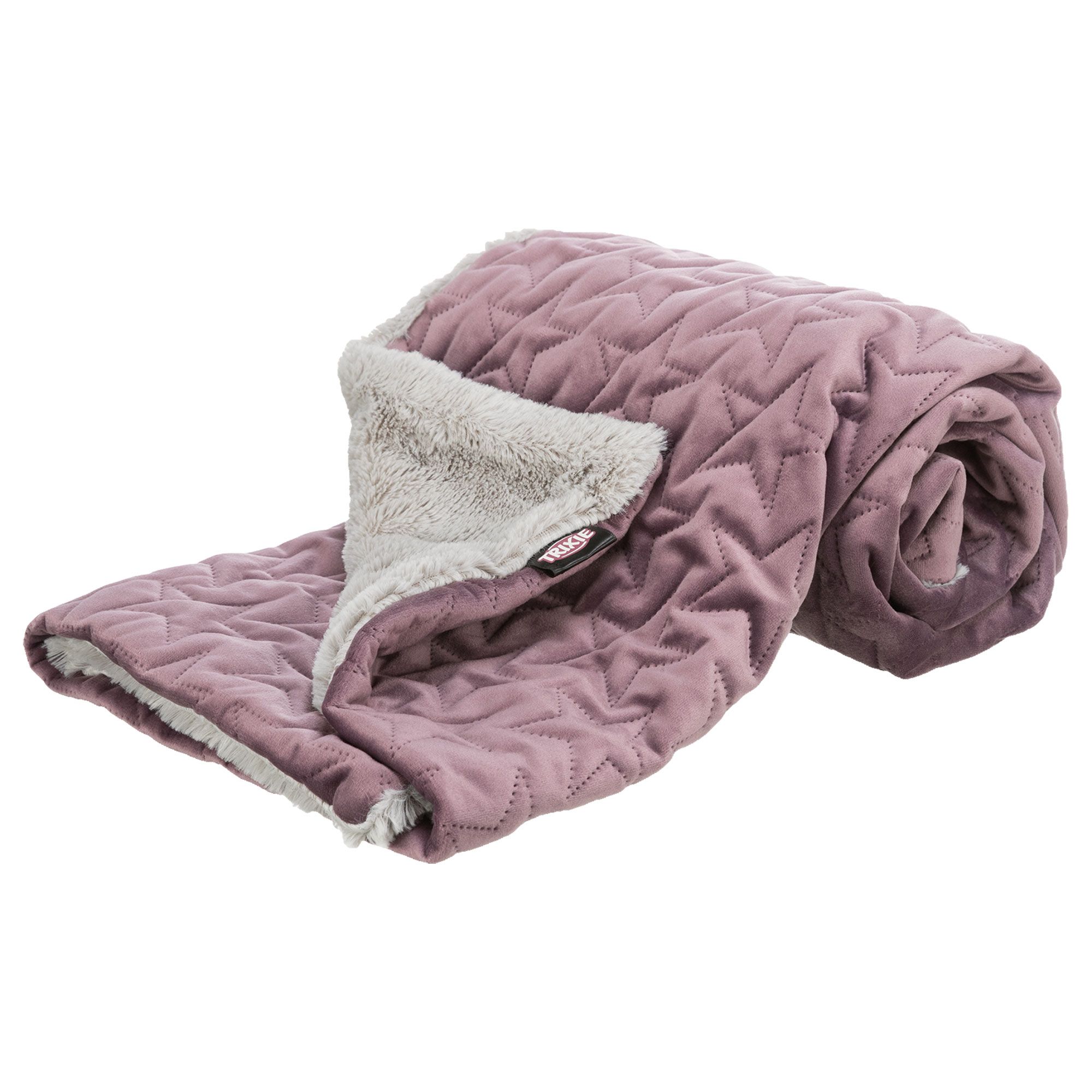 Winter-Kuscheldecke Estelle - Hundedecke - eine doppelseitige Plüsch-Decke in Samt-Optik