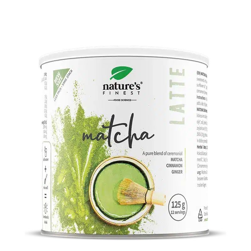 Nature's Finest Matcha chai latte