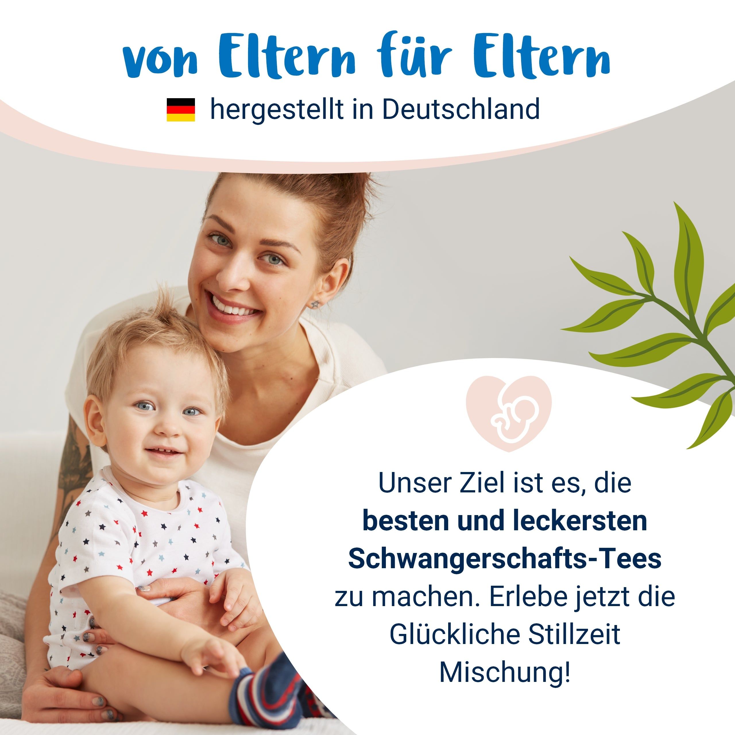 Glückliche Stillzeit BIO Schwangerschaftstee mit Bockshornklee - von PregniVital®