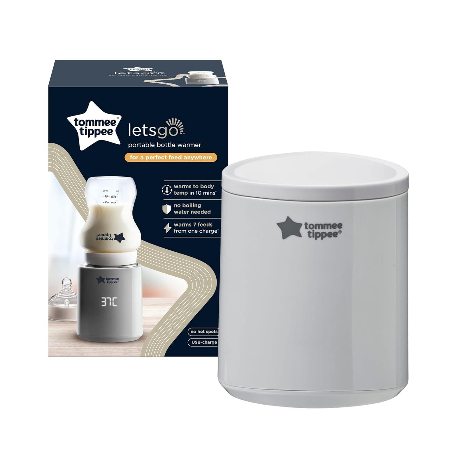 Tommee Tippee LetsGo Tragbarer Flaschenwärmer
