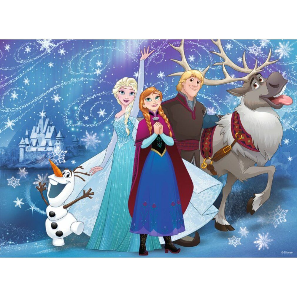 Ravensburger Ravensburger 13610 Puzzle Frozen Glitzernder Schnee 100 200 Teile xxl