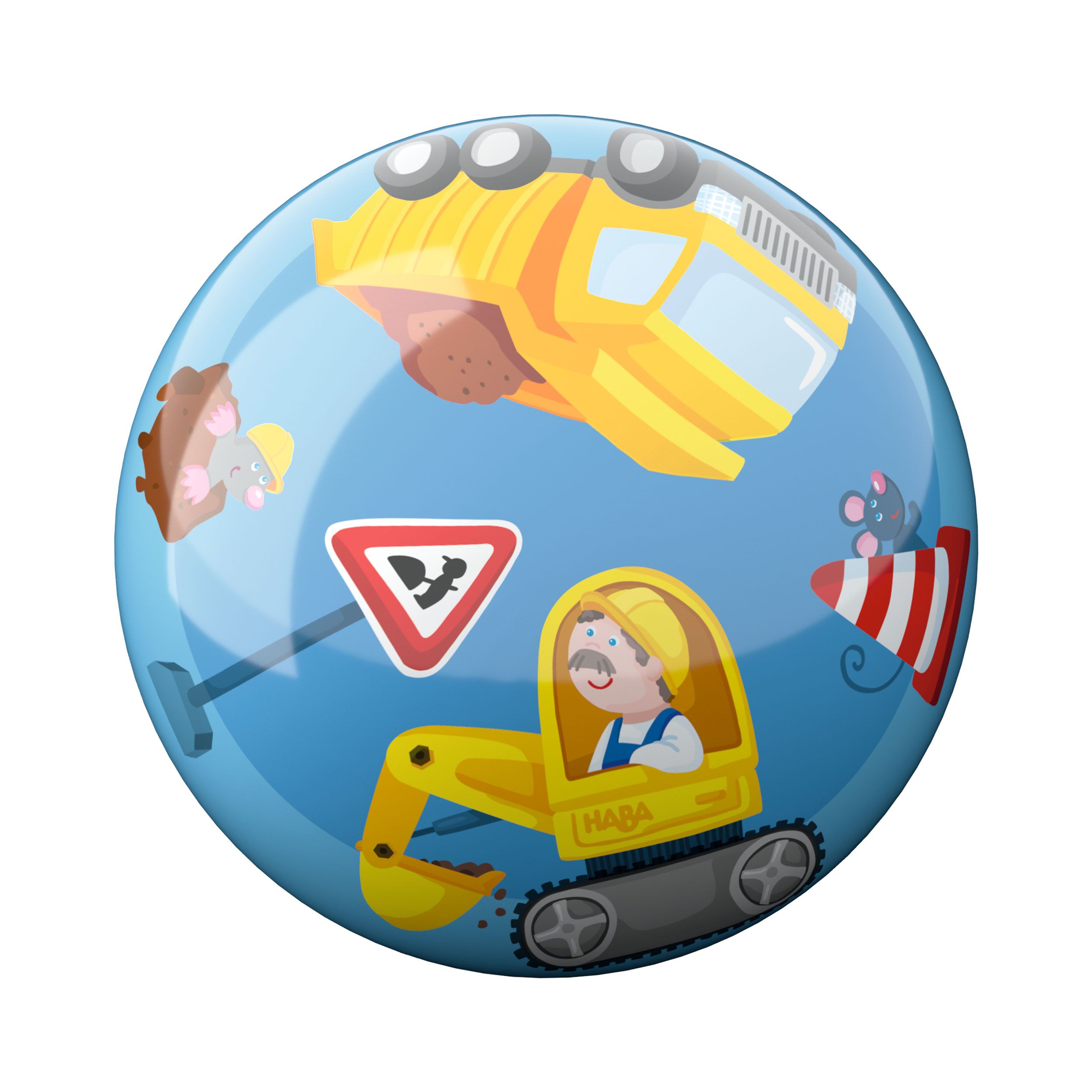 Haba Ball Baustelle, Spielball, ab 2 Jahren 1 St