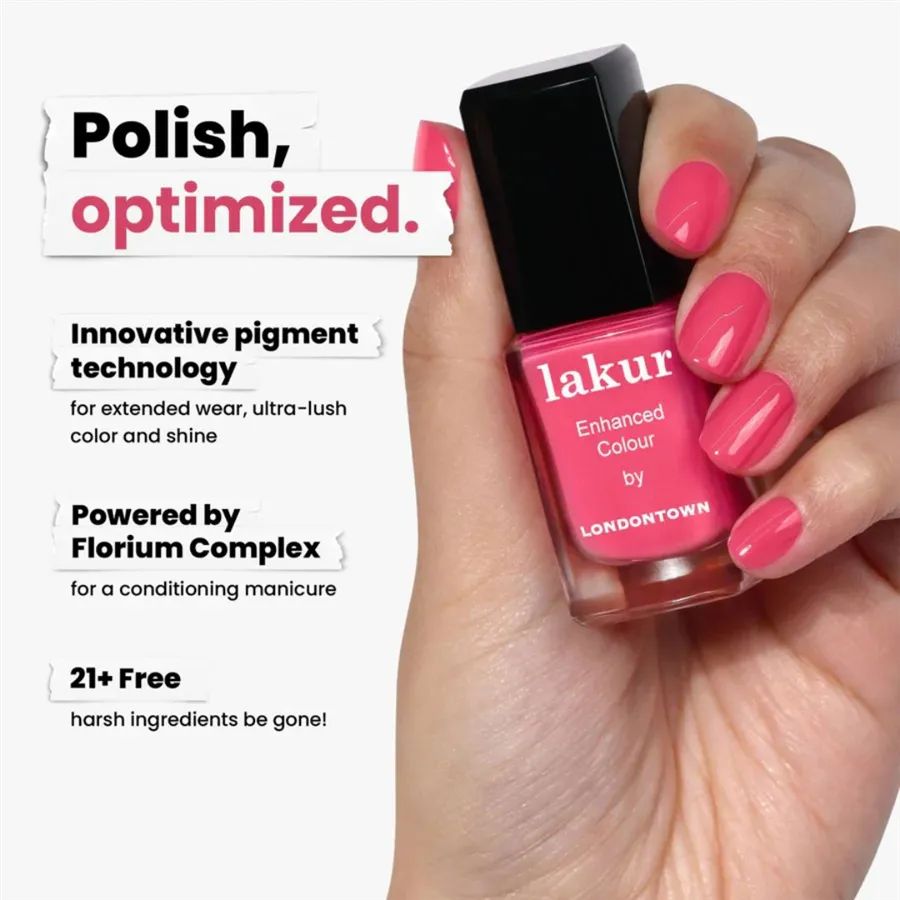 LONDONTOWN lakur Electric Flamingo Nagellack