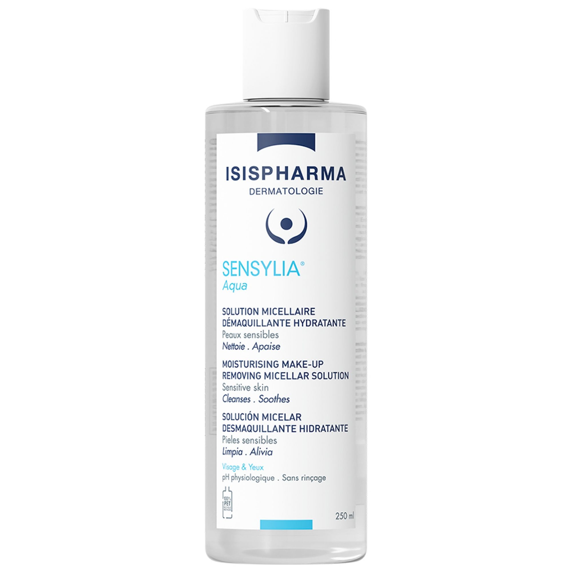 Isispharma Sensylia Aqua Mizellenlösung feuchtigkeitsspendende Make-up-Entfernung 2 17,5x5x5 cm