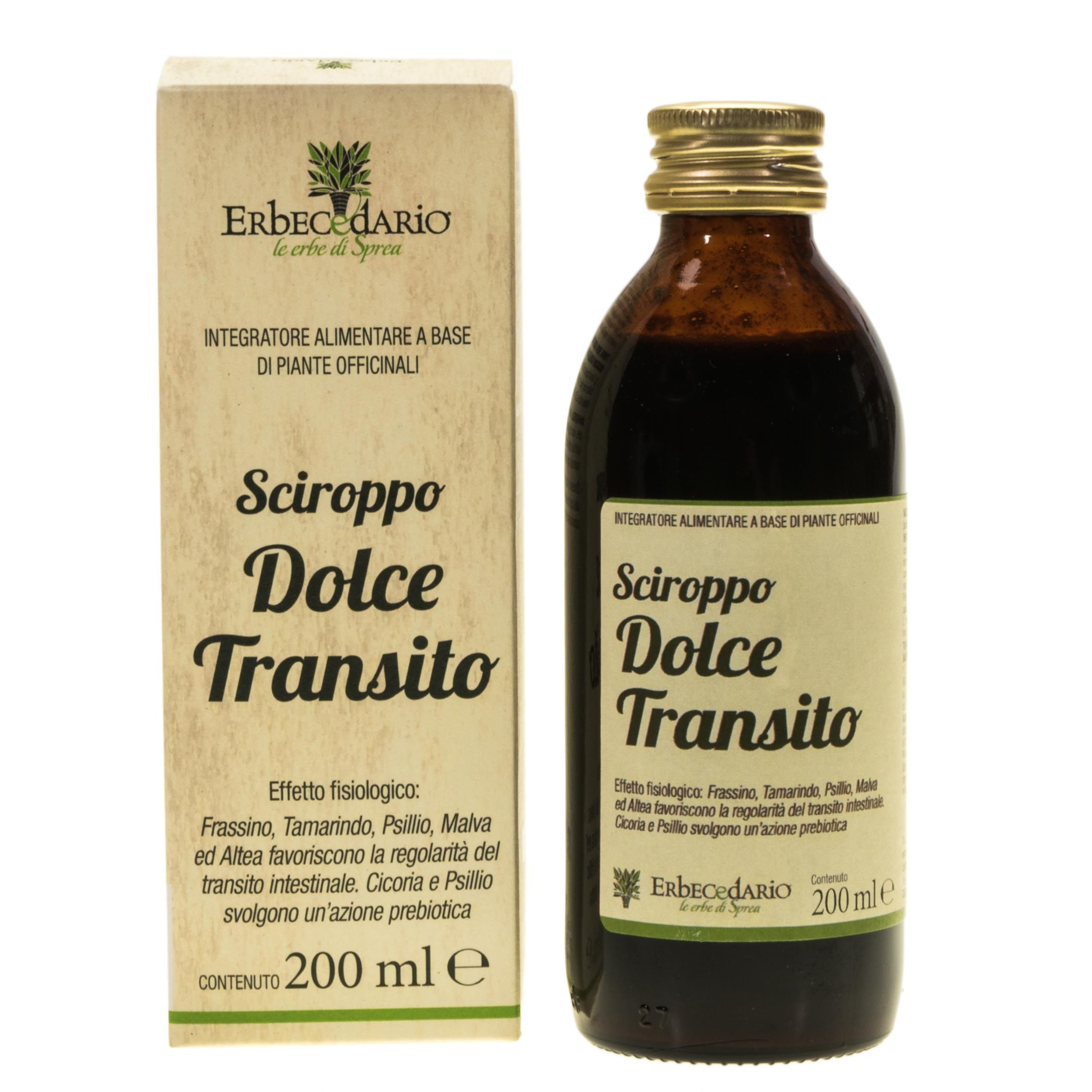 Sciroppo Dolce Transito Erbecedario — Integratore per la Regolarità Intestinale