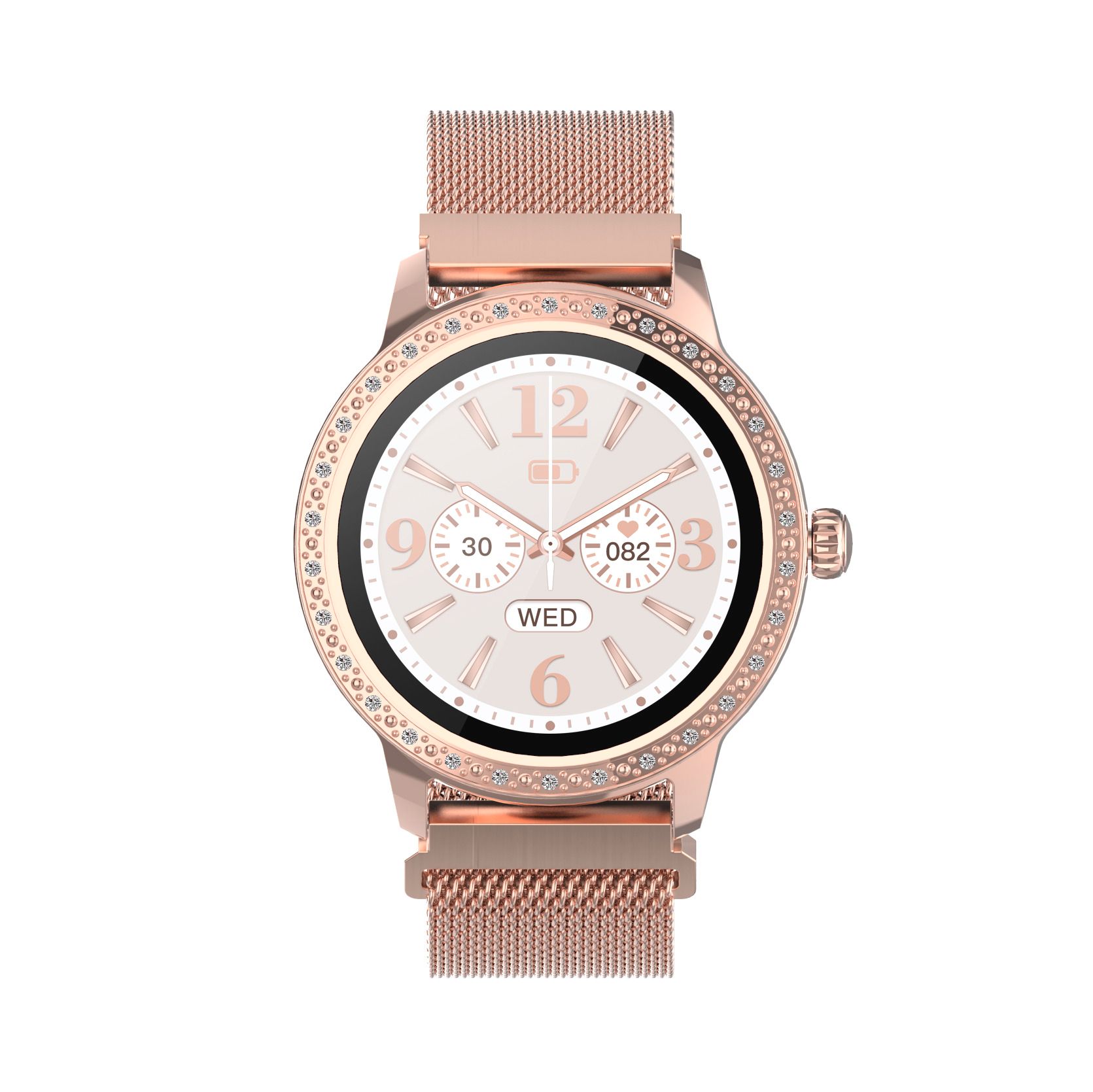 Denver Damen Smartwatch SW-360RO rosegold 24,5mm Bluetooth 1,2" Touchdisplay