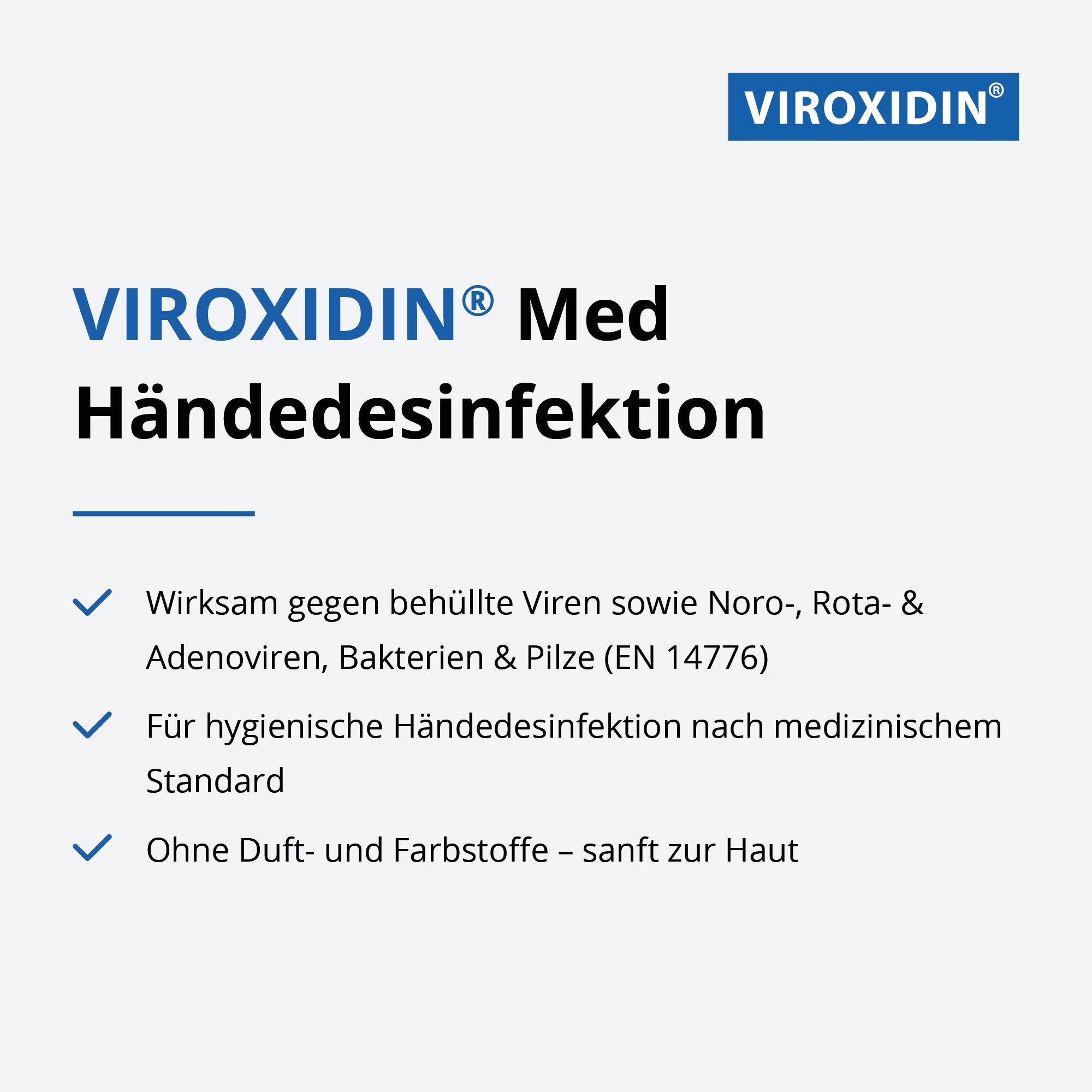 Viroxidin Med Desinfektionsmittel für Hände