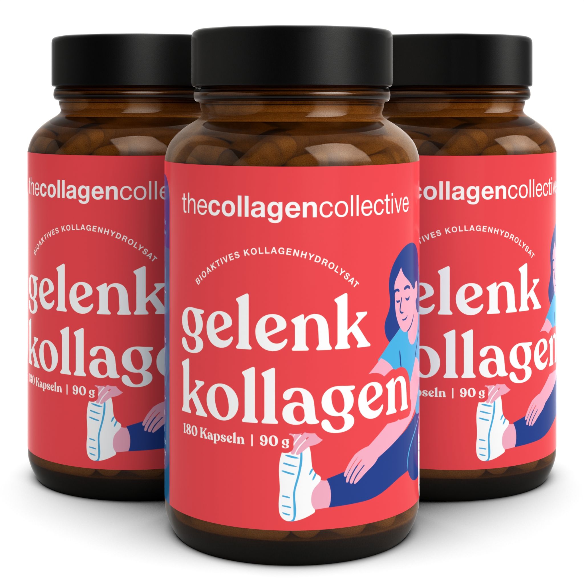 The Collagen Collective: Gelenk Kollagen Kapseln 3x180 St
