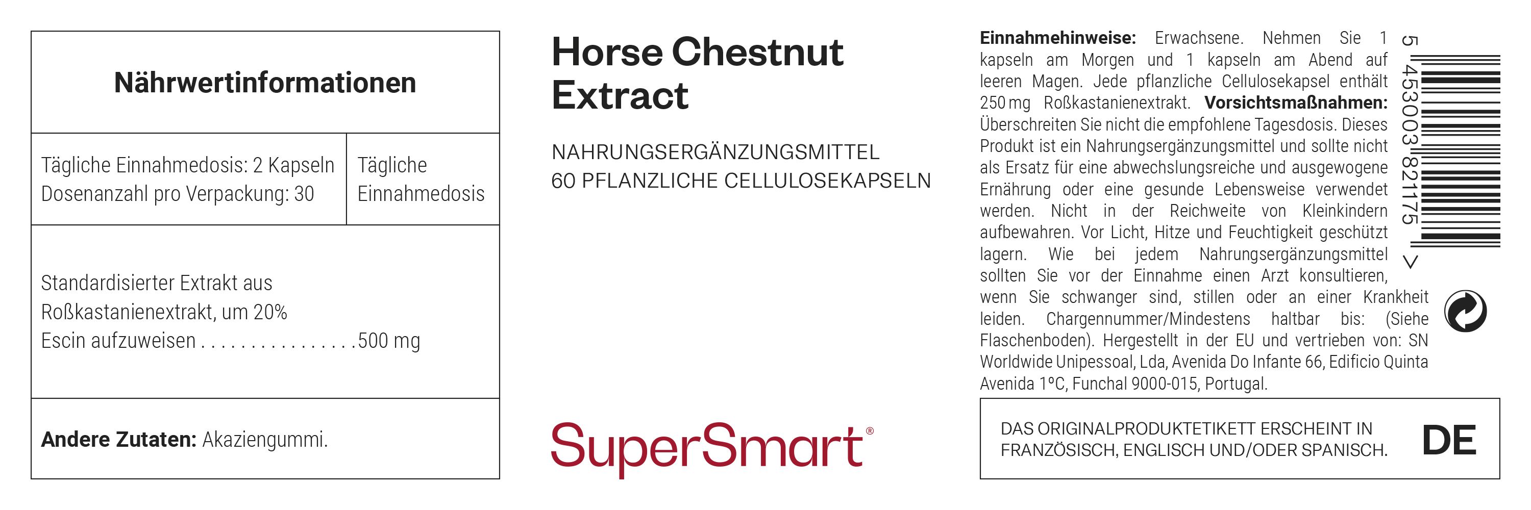 Rosskastanienextrakt - SuperSmart