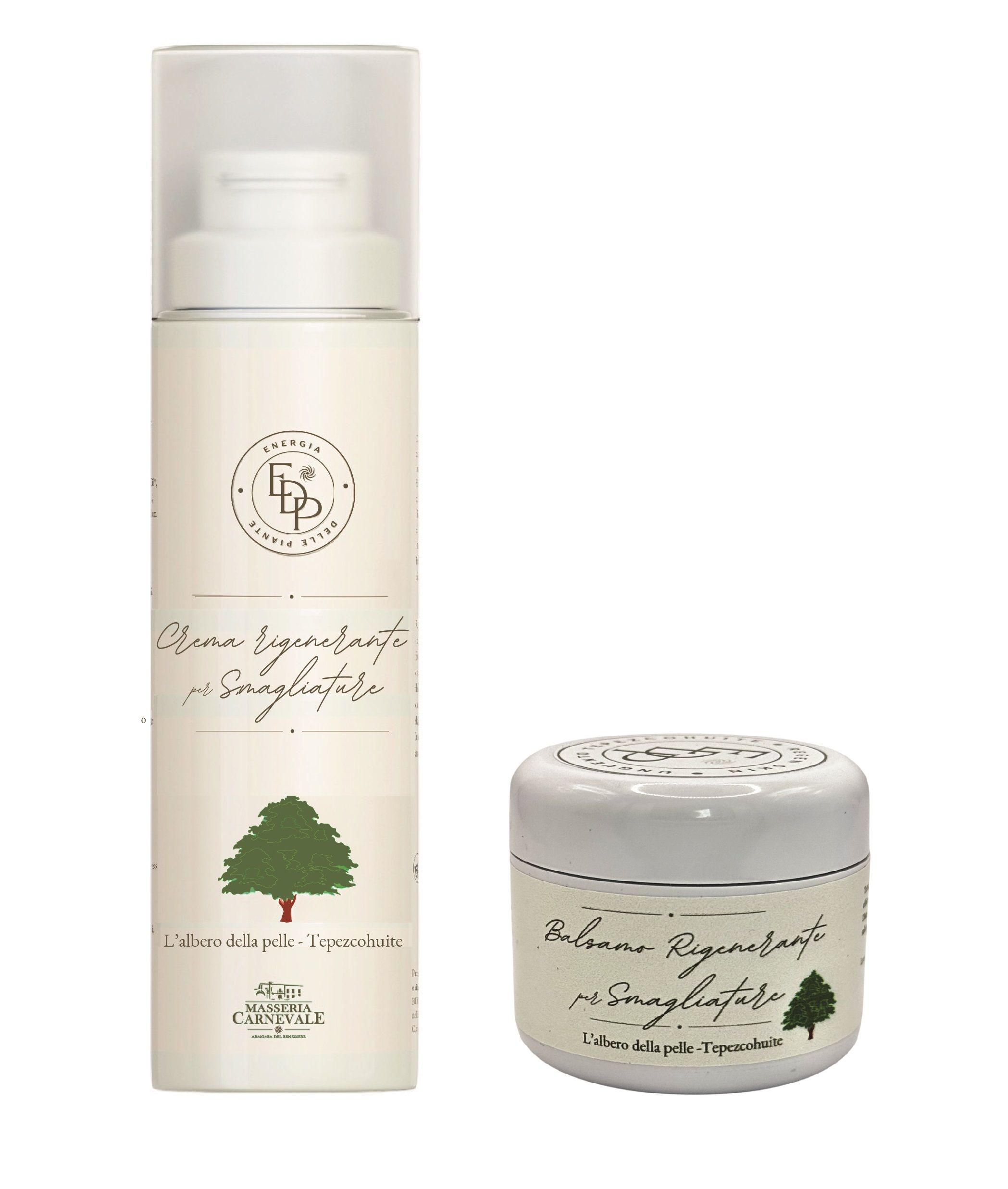L'Energia delle Piante Kit duo Crema corpo smagliature day e Unguento corpo smagliature night