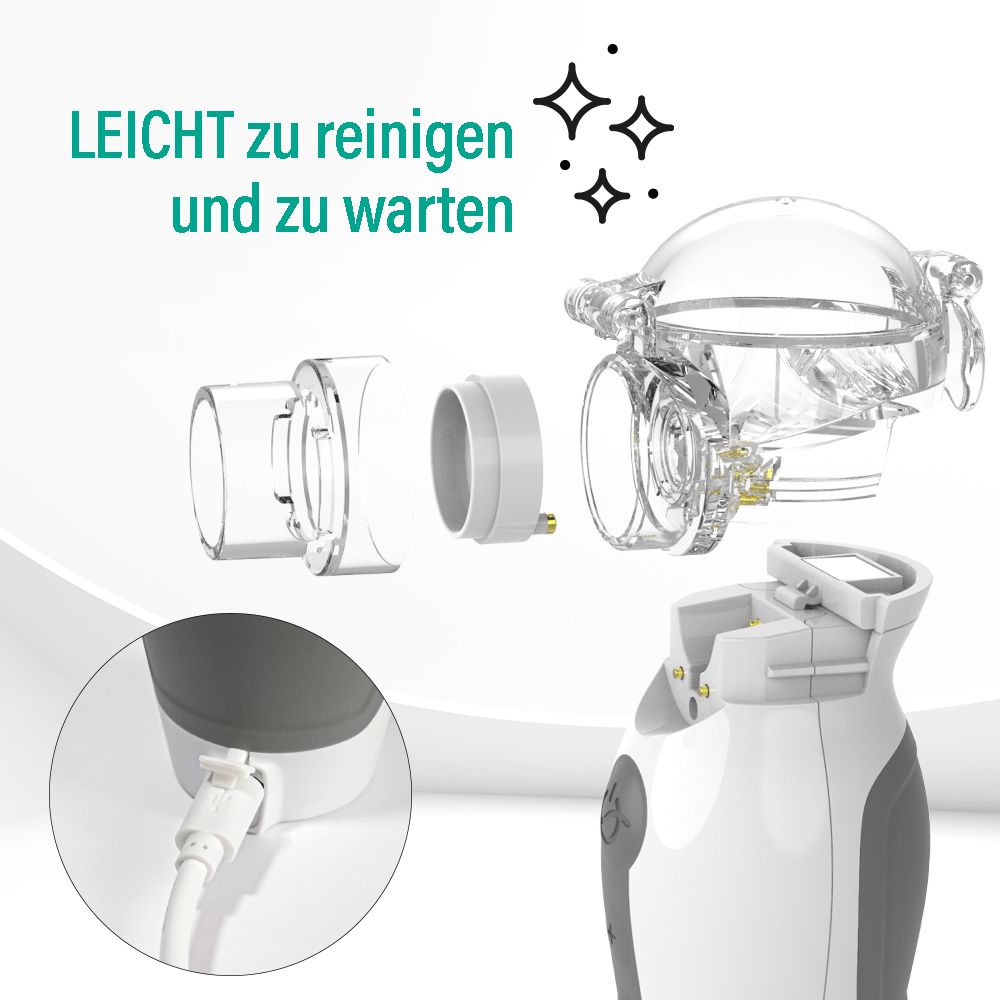 EVOLU AIR PRO tragbarer Mesh-Vernebler-Inhalator