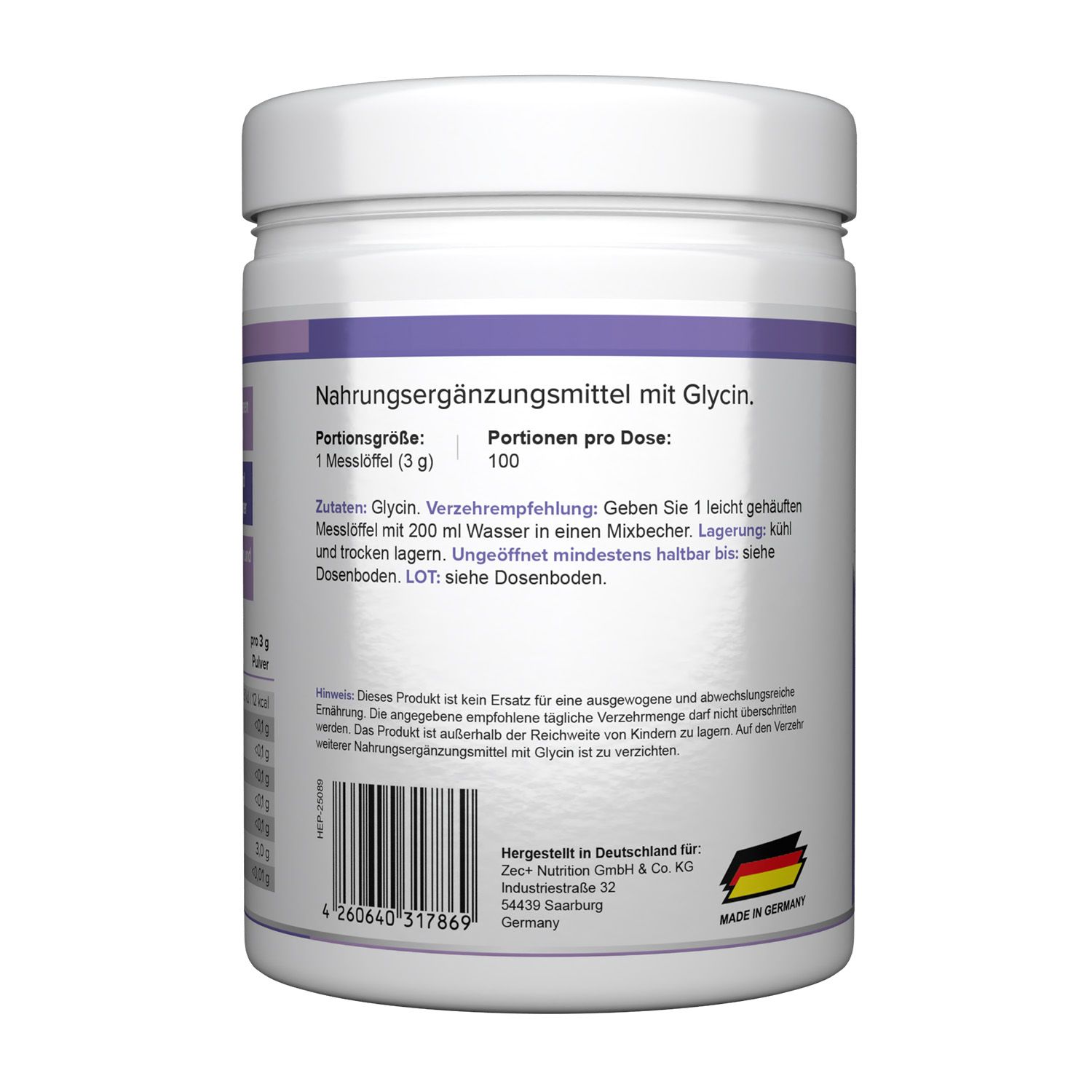 HEALTH+ L-GLYCIN Pulver