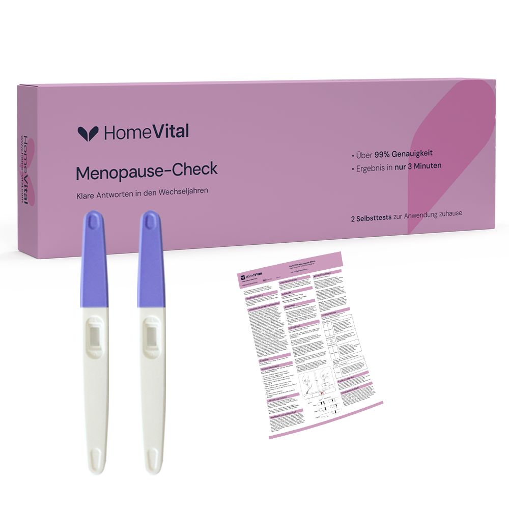 Homevital Menopause-Check Selbsttest Urin 2 St Test