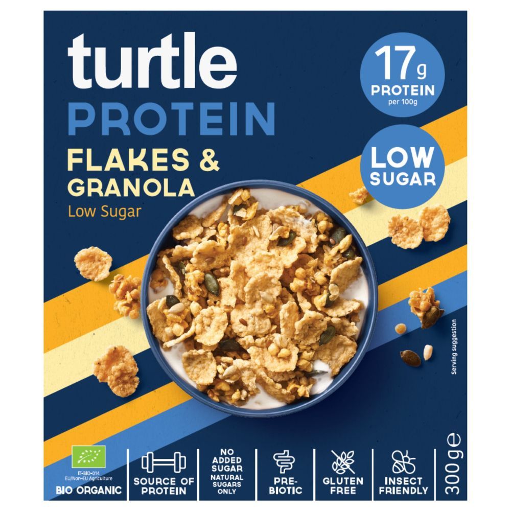 turtle Protein Flakes & Granola 300 GR
