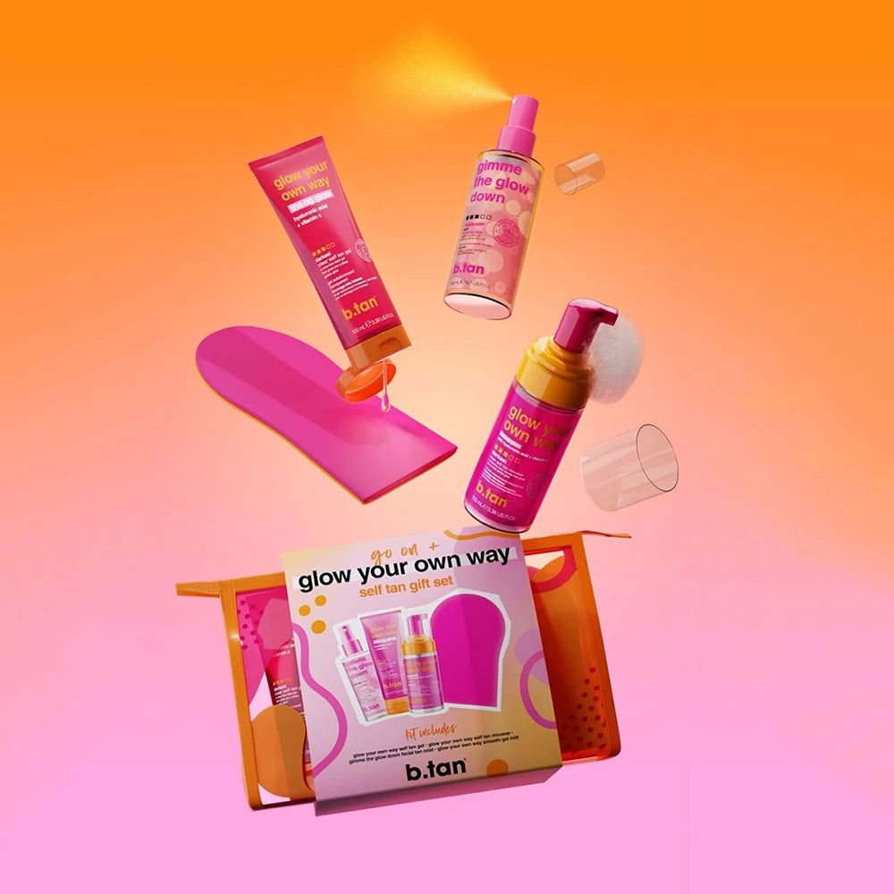 b.tan Go On and Glow Your Own Way Selbstbräuner-Set