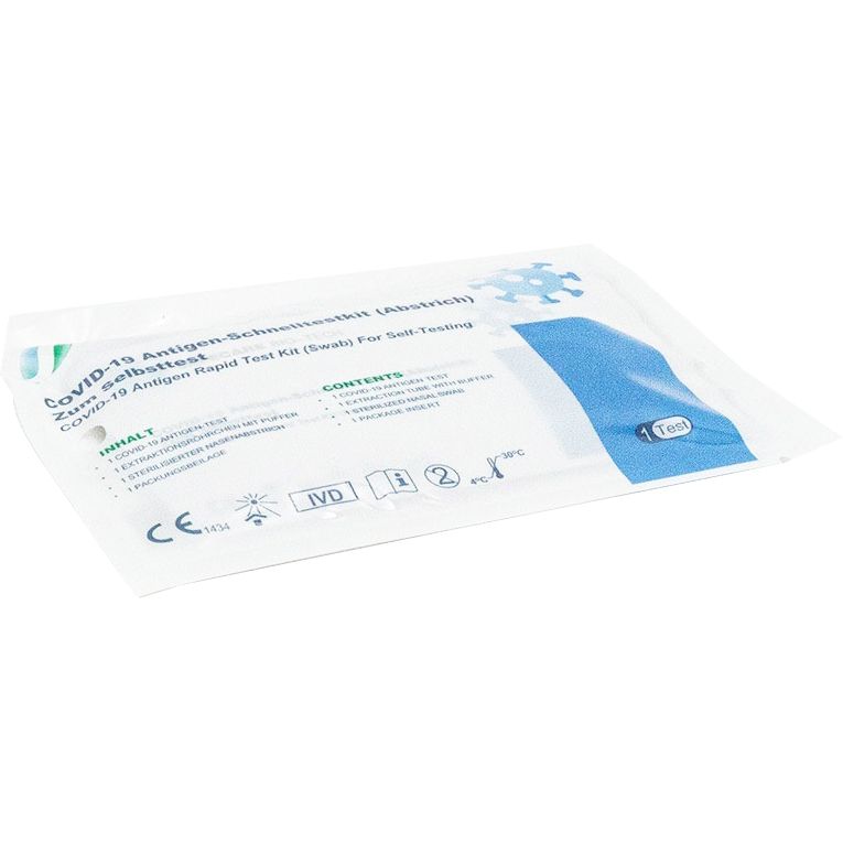 Safecare Bio-Tech Safecare Laien Nasal Test mit CE 1434 - Antigen Test Covid-19 - Einzelverpackung