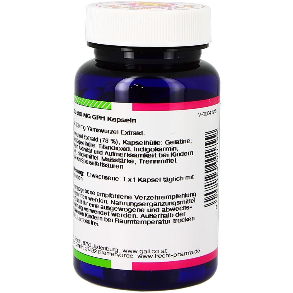 GALL PHARMA Yamswurzel 500 mg GPH Kapseln
