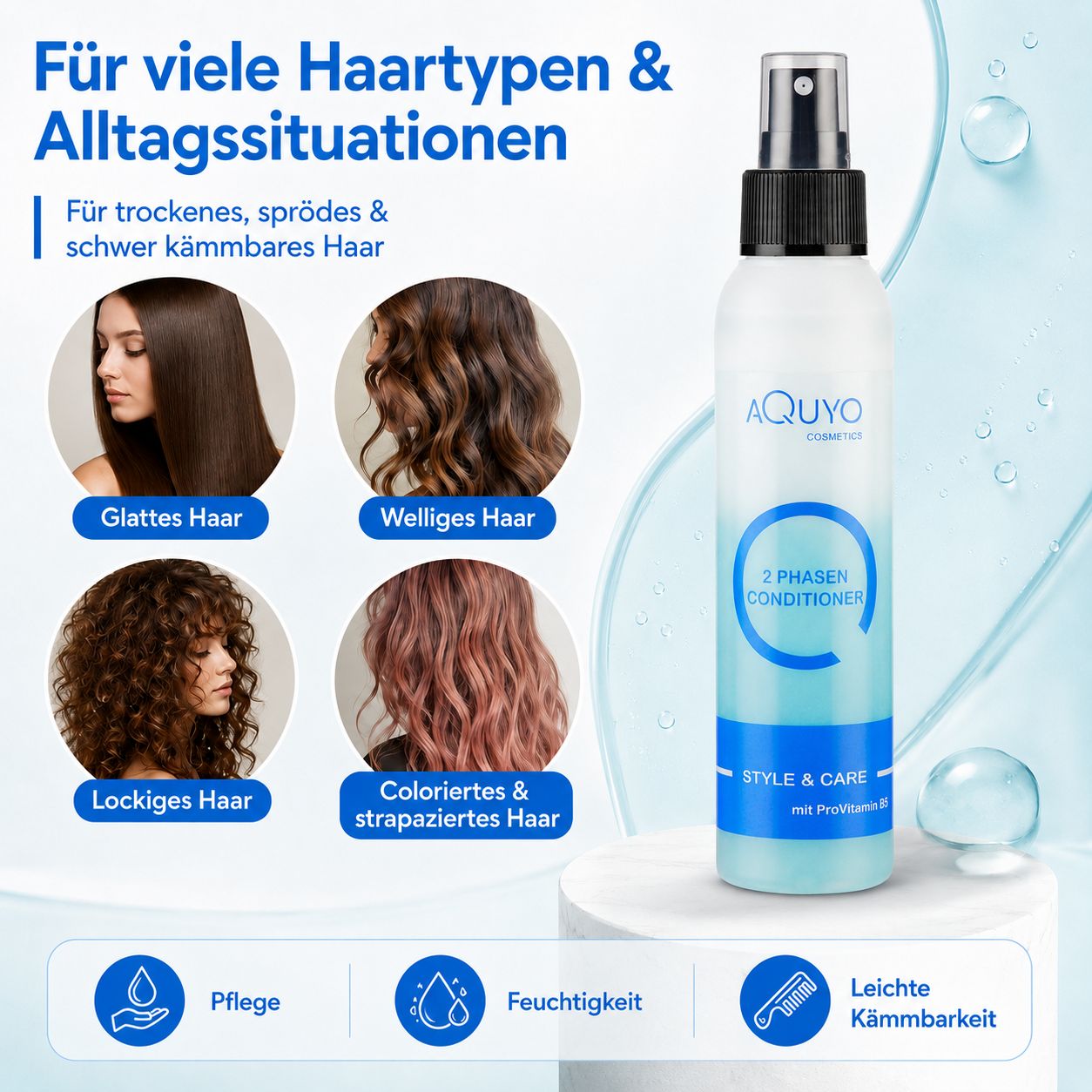Style & Care 2 Phasen Spray Conditioner für trockenes und beanspruchtes Haar