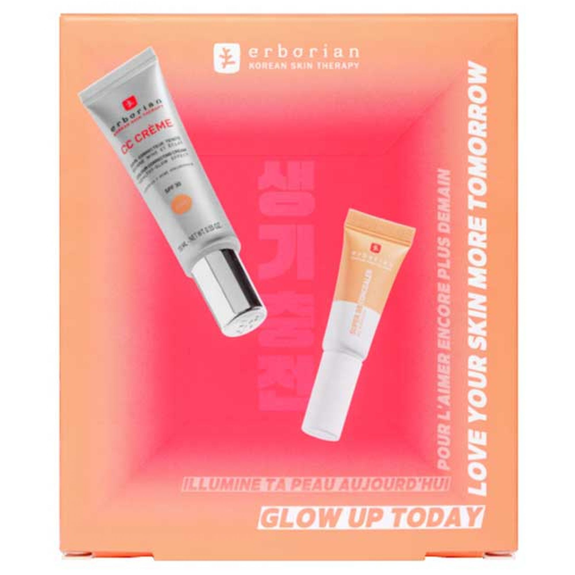 Erborian CC Cream mit Centella LSF 30 Gold + Super BB Concealer 25 12,2x3,6x14,5 cm