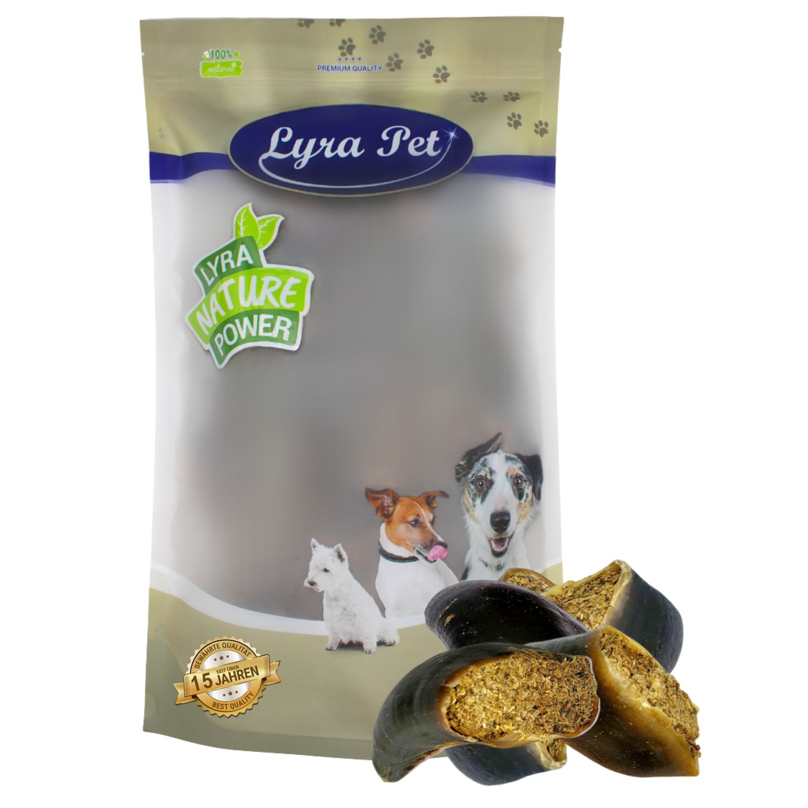Lyra Pet® Rinderhufe mit Pansen + Leber 1,8 kg Nicht relevant