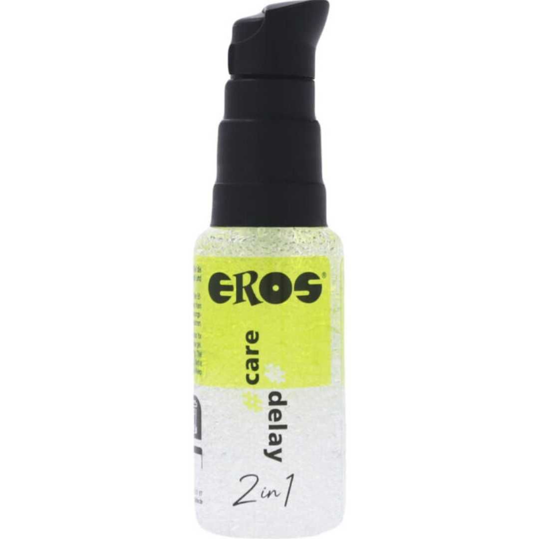 2in1 Wasserbasiertes Intimgel "Care & delay", Eros-Art