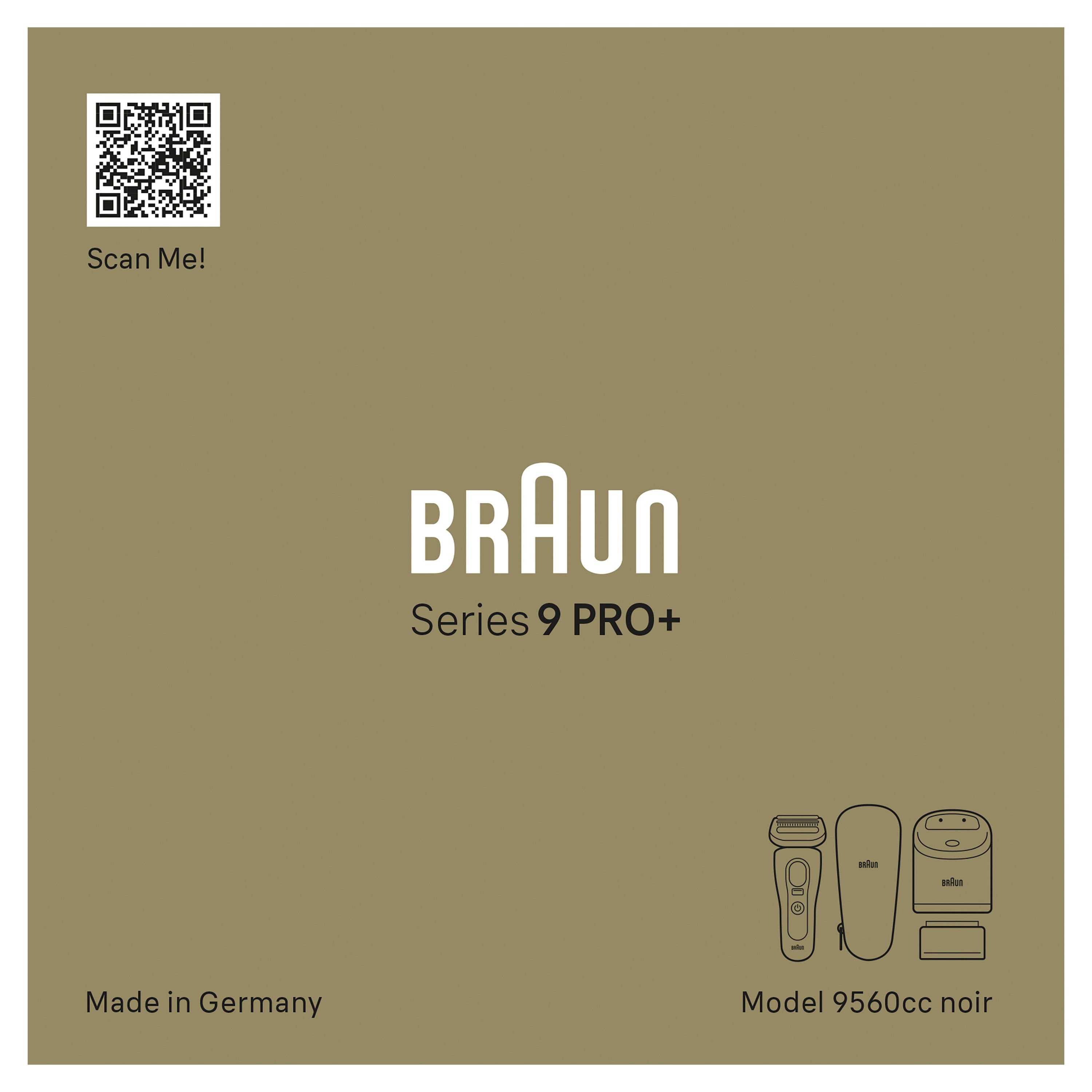 Braun - Elektrischer Herrenrasierer "Series 9 Pro+ 9560cc"
