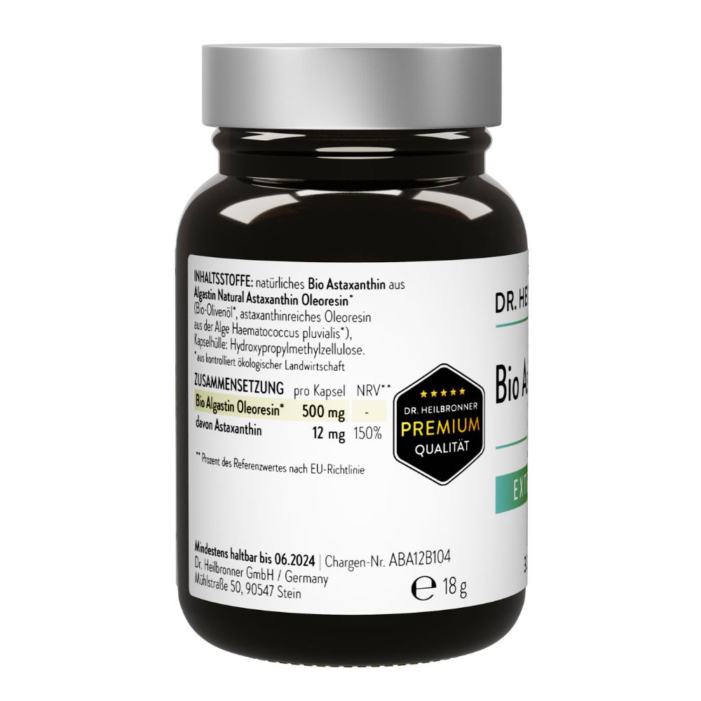 Dr. Heilbronner Bio Astaxanthin Extra Stark 12mg