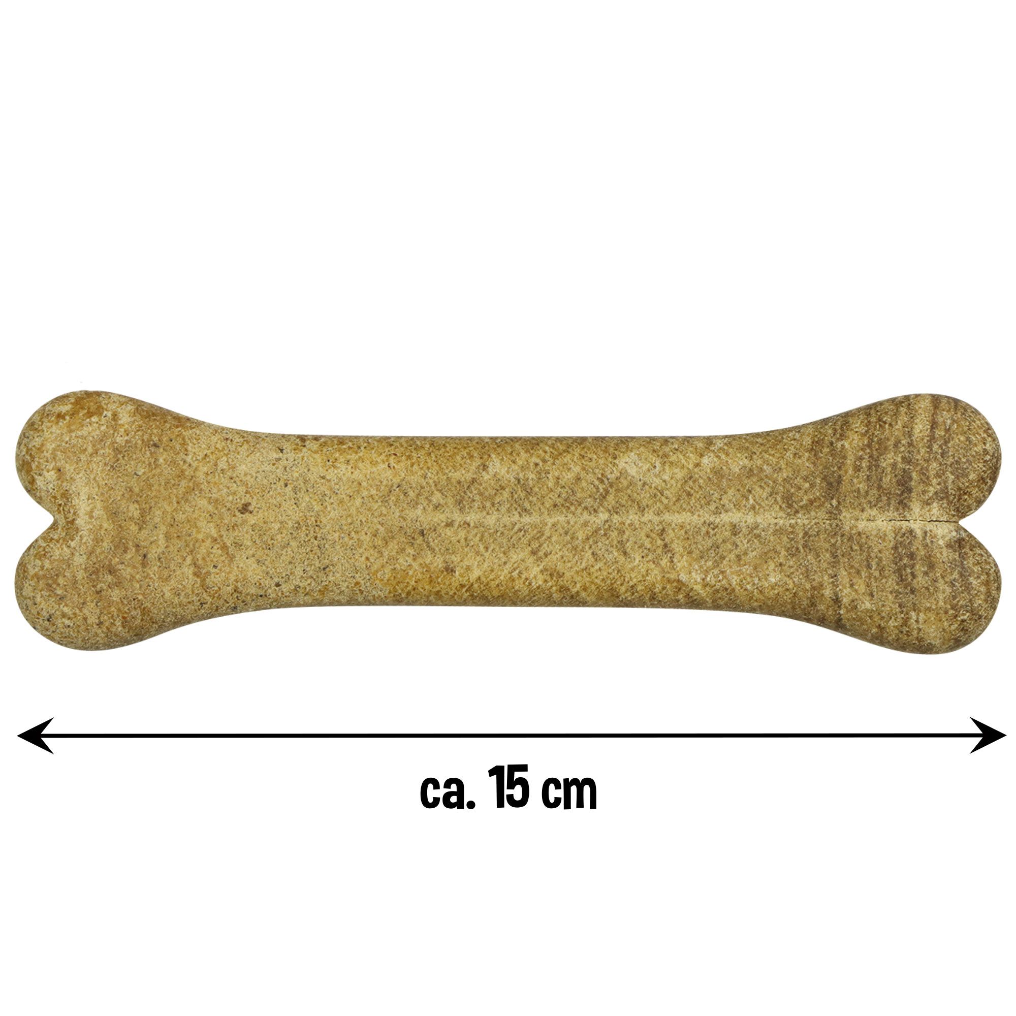 Schecker Kausnack - Kauknochen mit Strauß