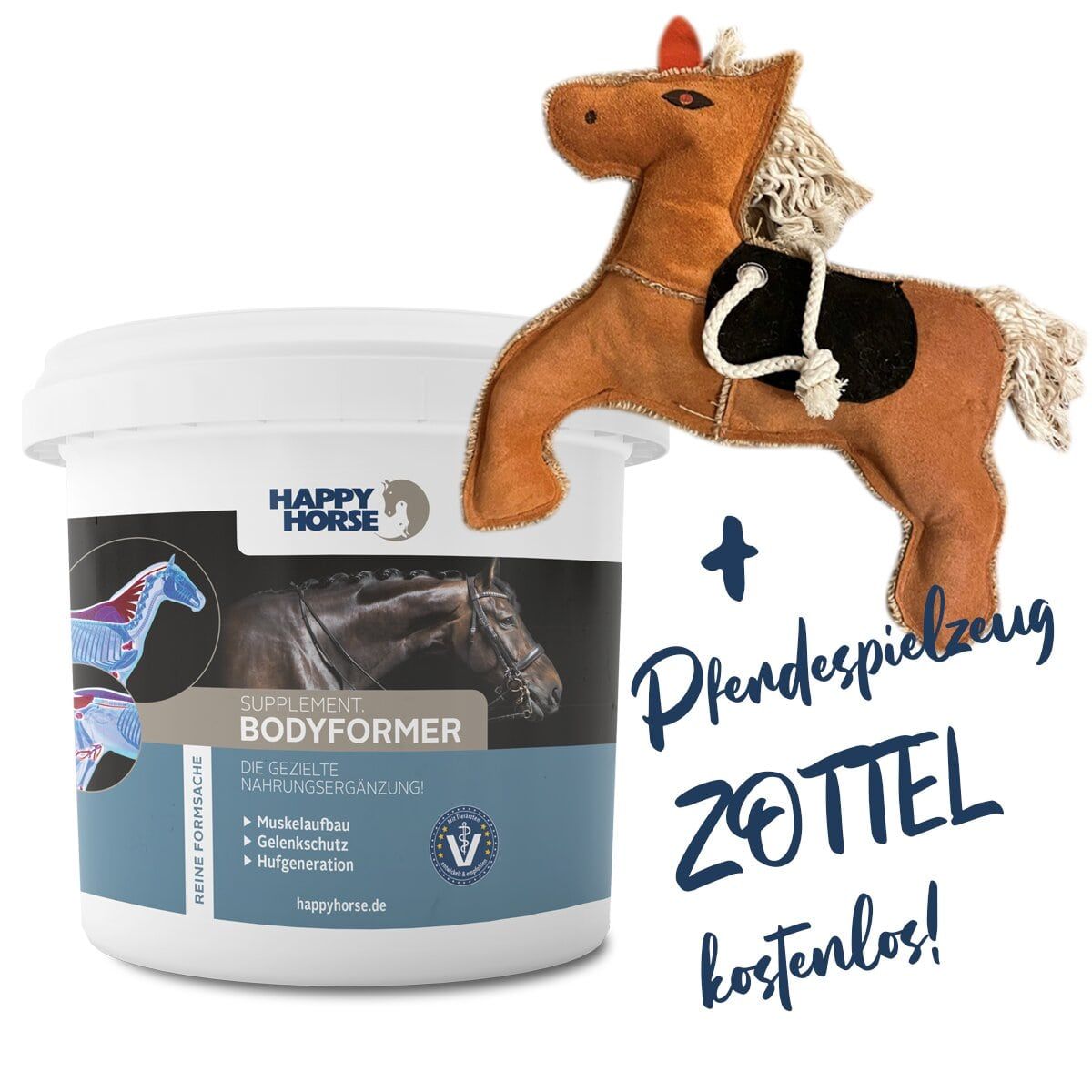 Happy Horse Bodyformer + Zottel Gratis!