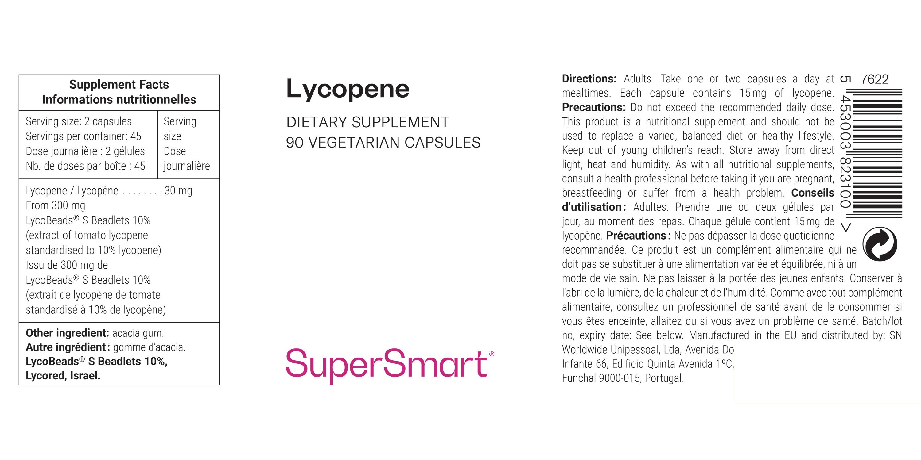 SuperSmart - Lycopene 90 St