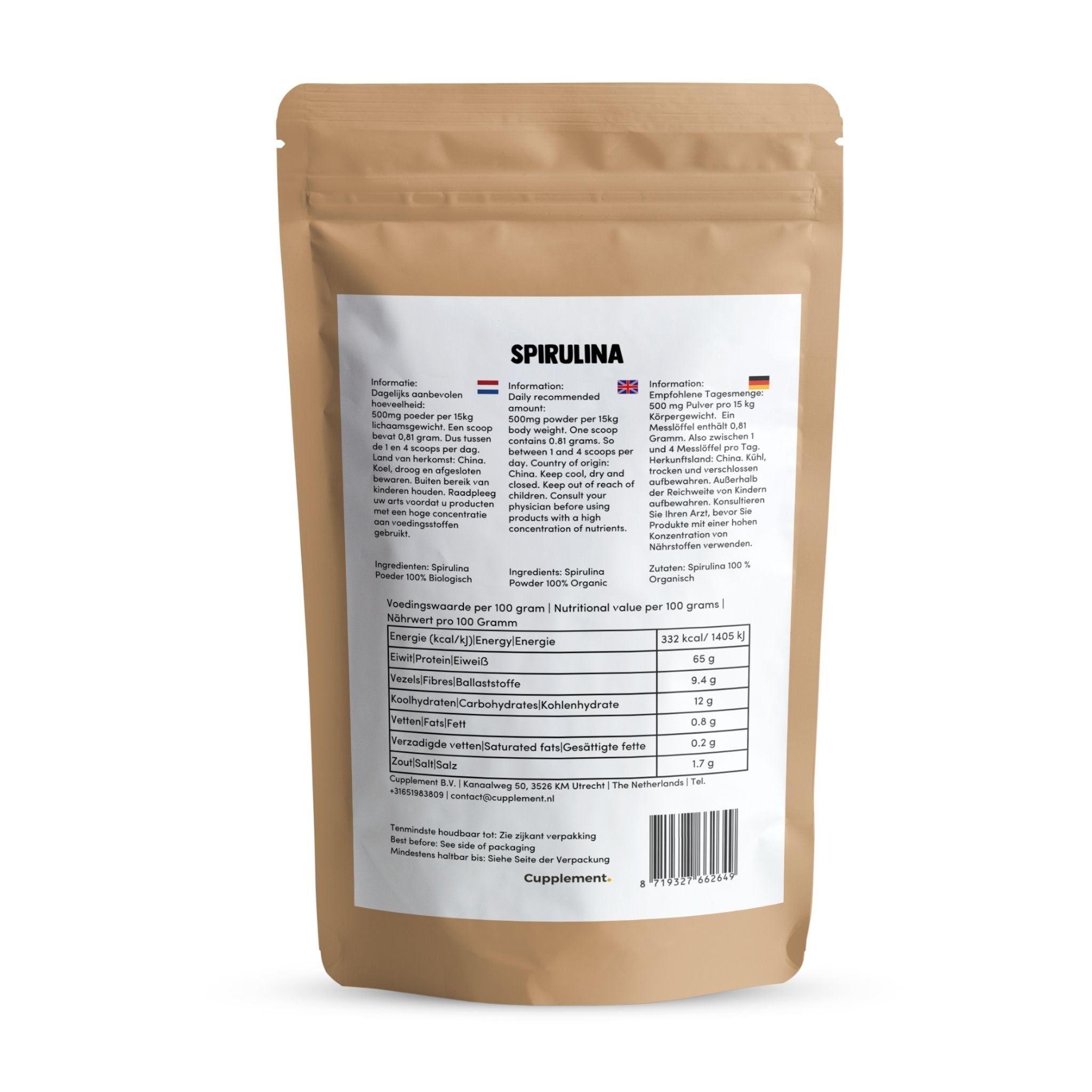 Cupplement - Spirulina  BIO