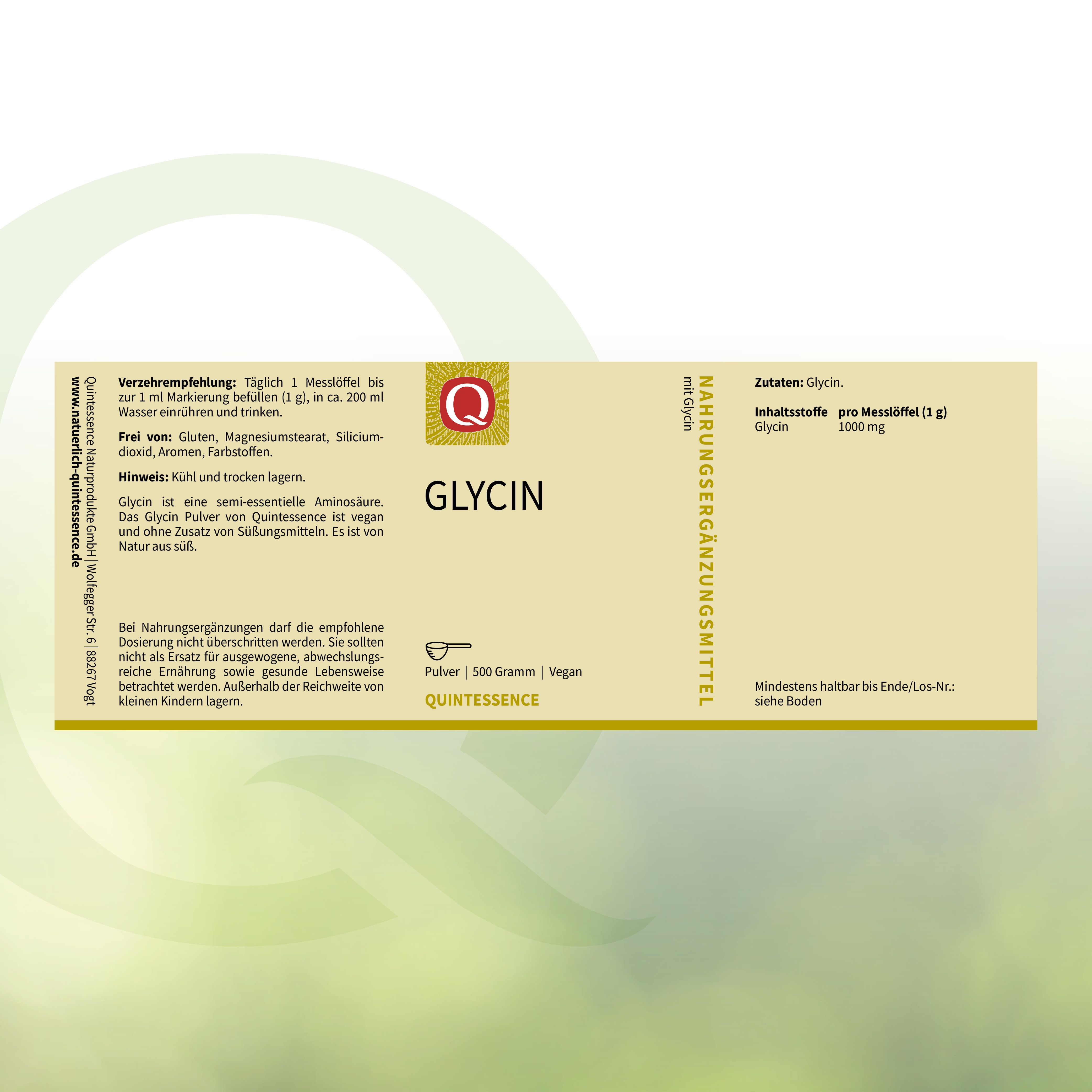 Glycin Pulver von Quintessence