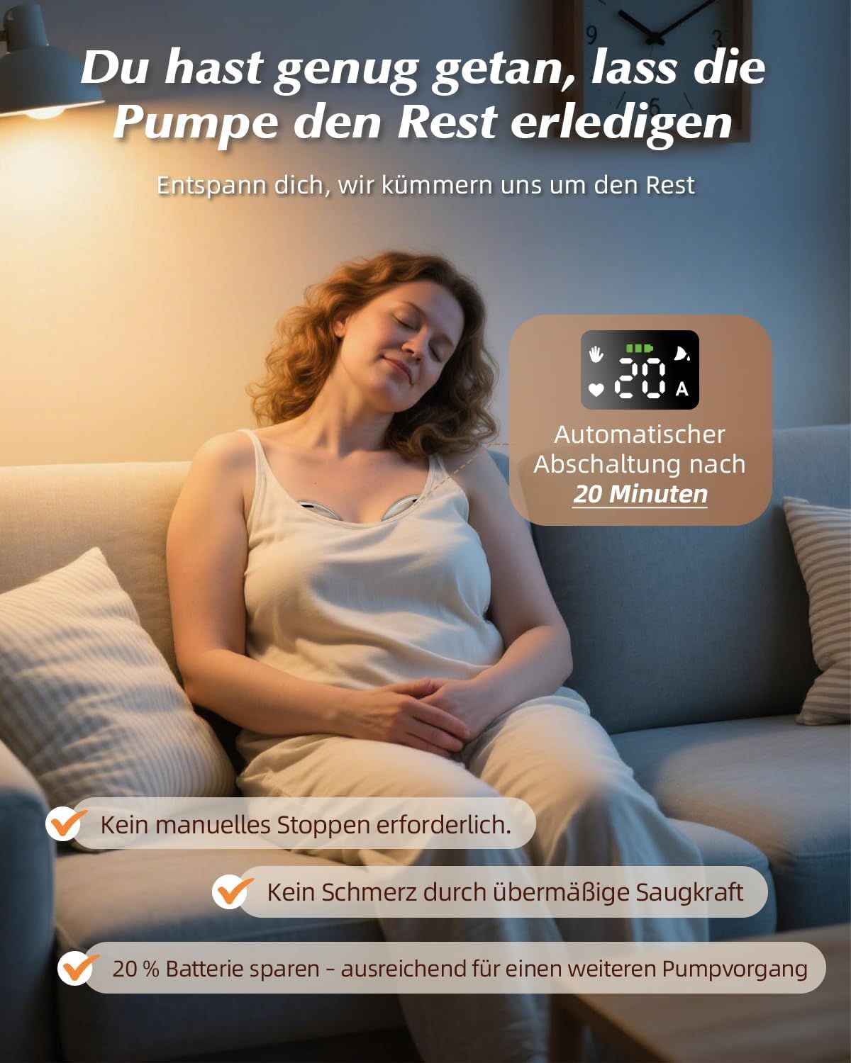 KISSBOBO Elektrische Milchpumpe Beige