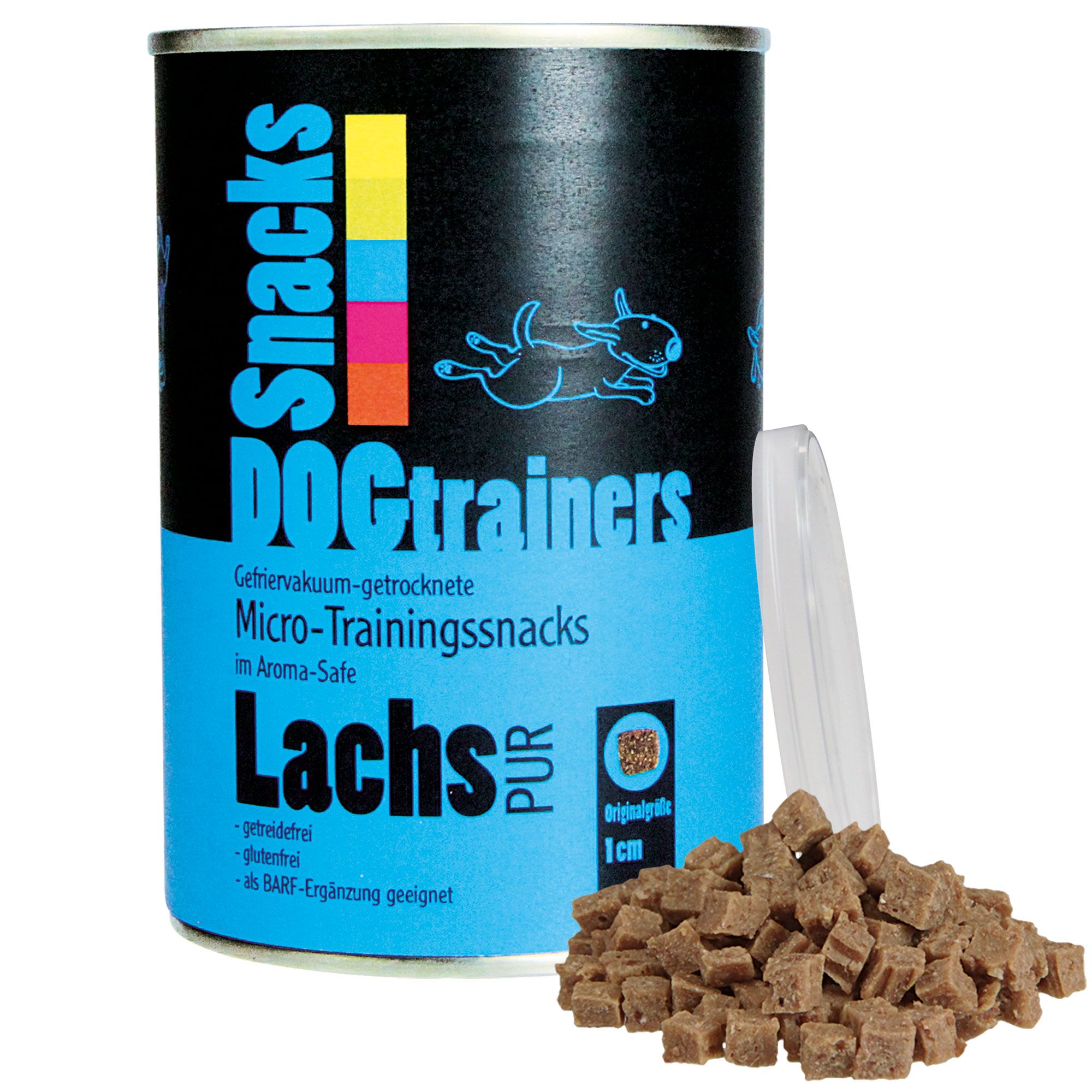 Schecker Dogtrainers Lachs PUR - getreidefrei glutenfrei 100% 0,33 kg Futter