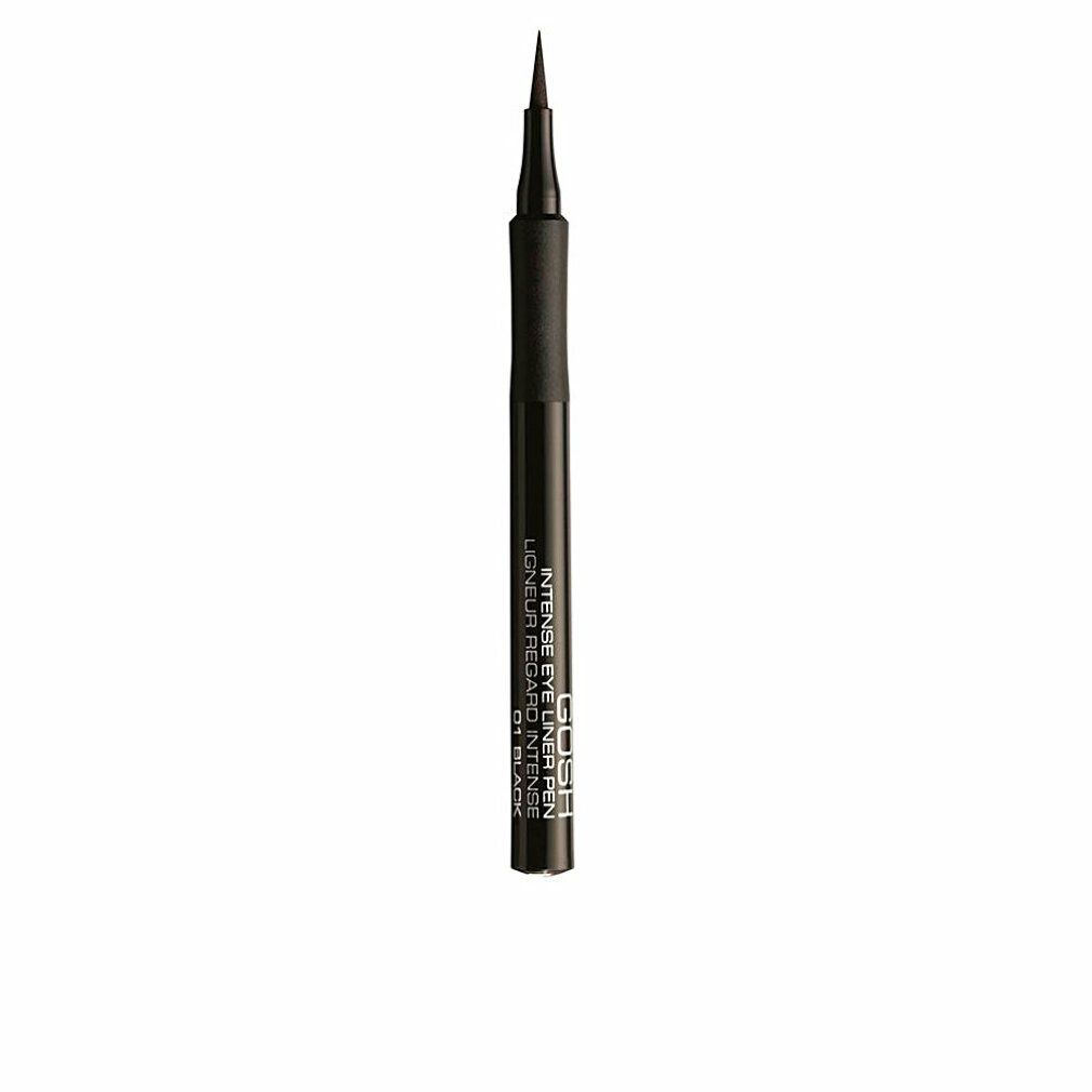 Schwarzer Eyeliner-Stift. Aufschrift: GOSH INTENSE EYE LINER PEN 01 BLACK.