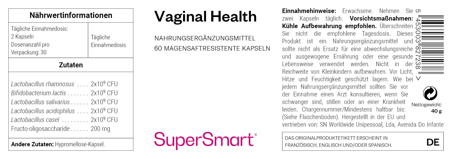 Vaginale Gesundheit - SuperSmart
