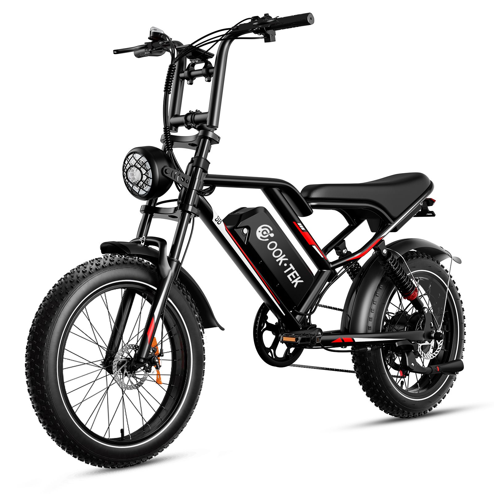 Ook-Tek S8 E-Bike mit breiten Reifen, 48V 17,5Ah Akku 1 St