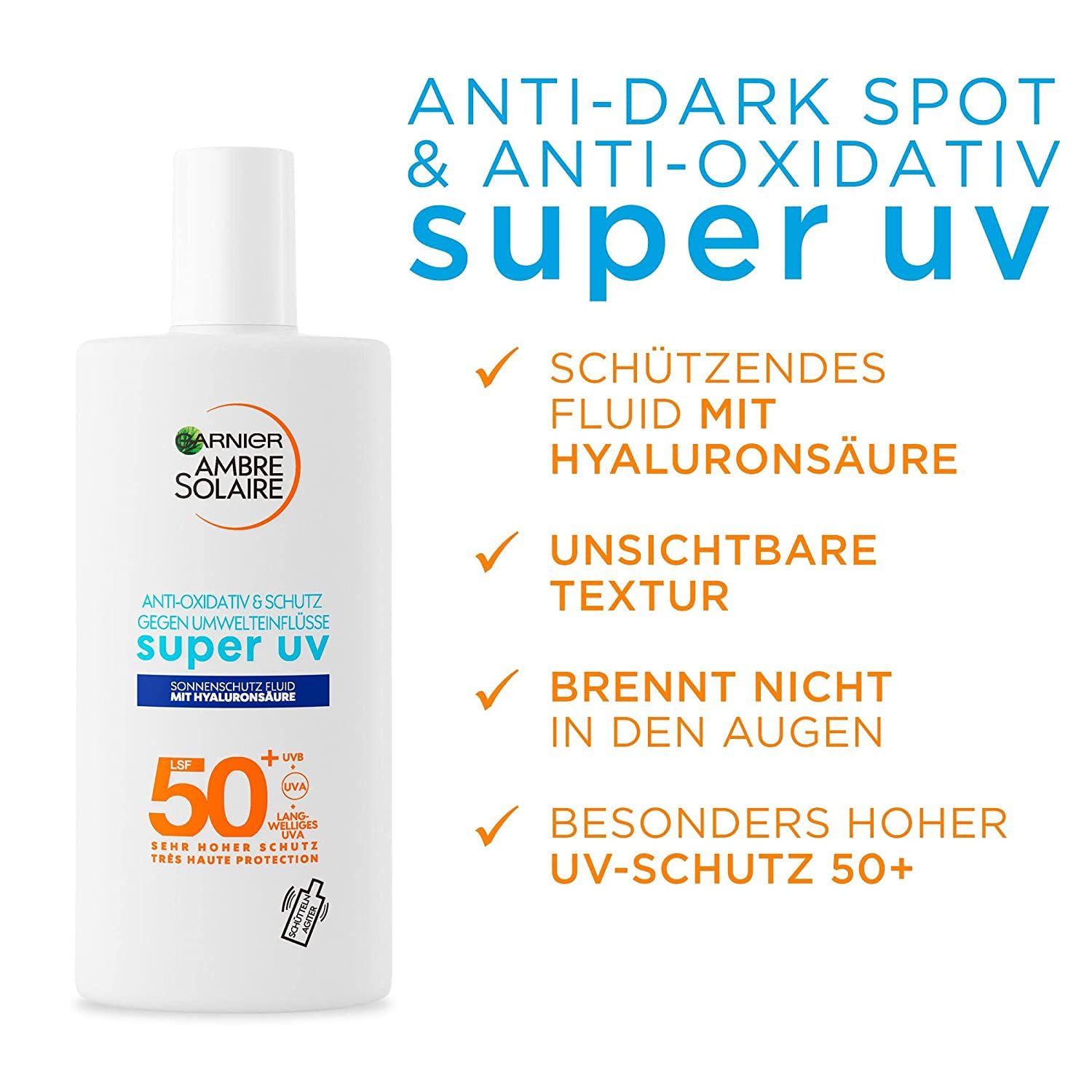 Garnier Pflegeset für gebräunte Haut, Mit Sonnencreme LSF 50+ mit Hyaluron, Selbstbräuner Spray