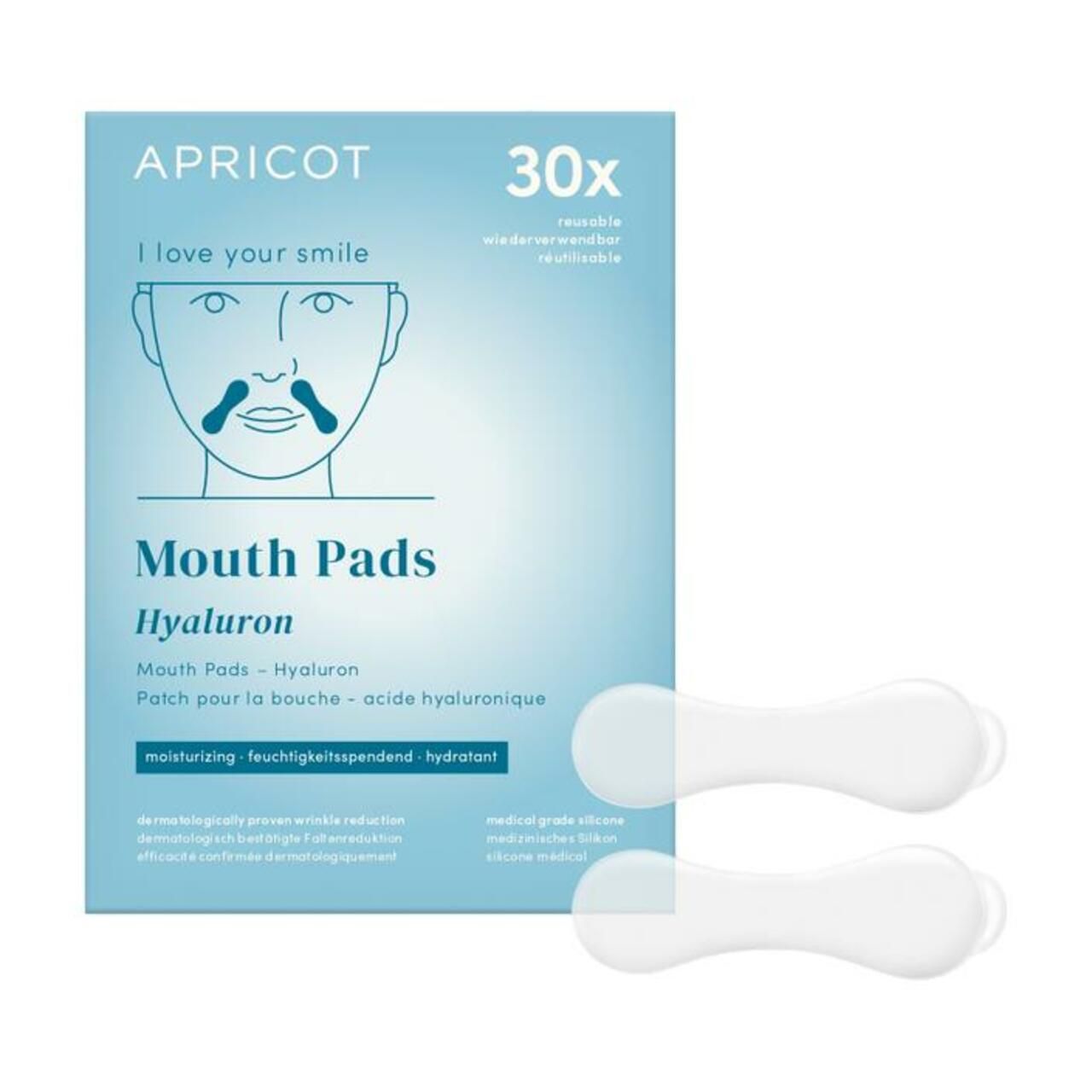 APRICOT Anti-Aging Mund-Pads mit Hyaluron