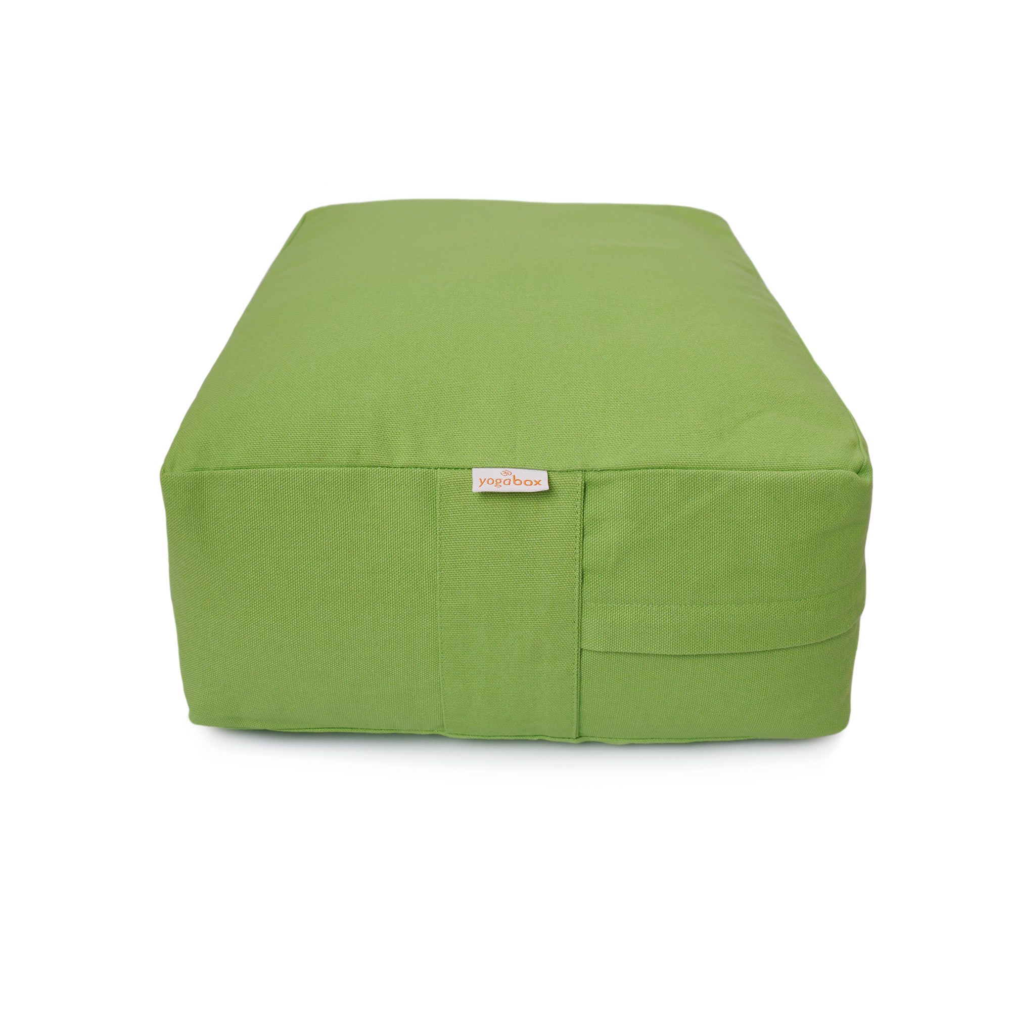 yogabox VIPASSANA Kissen XL - apfelgrün - 45 x 33 x 13,0 cm