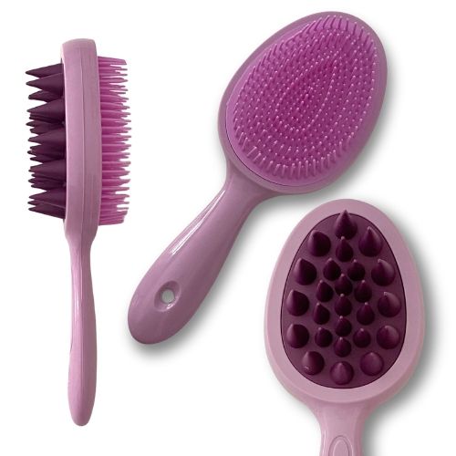Afroricci 2 in 1 Tangle Massager kids - colore viola