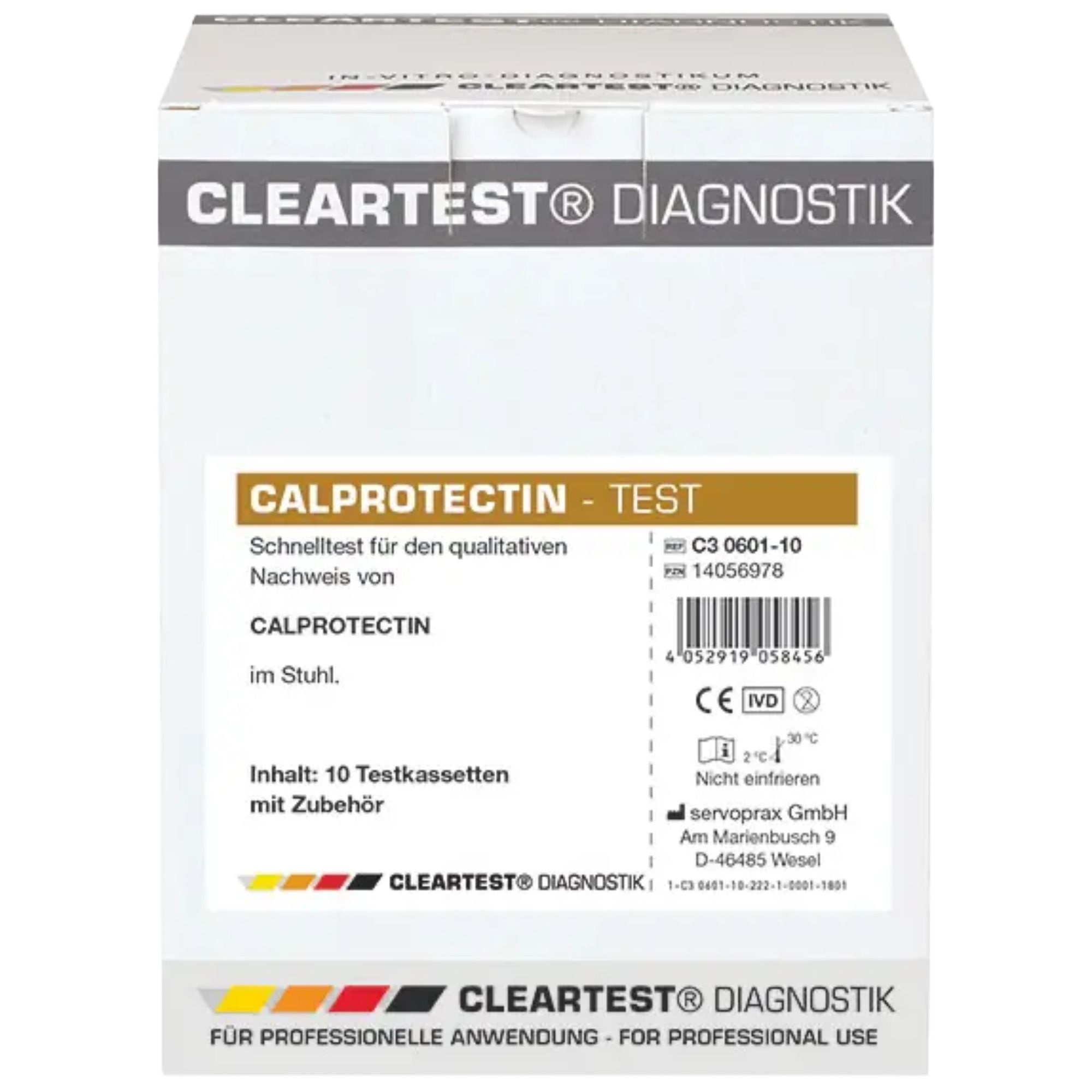 CLEARTEST Calprotectin, Stuhlproben-Schnelltest
