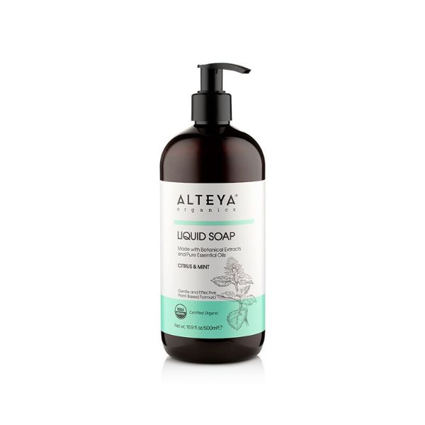 Alteya Organics Citrus und Minze Flüssigseife
