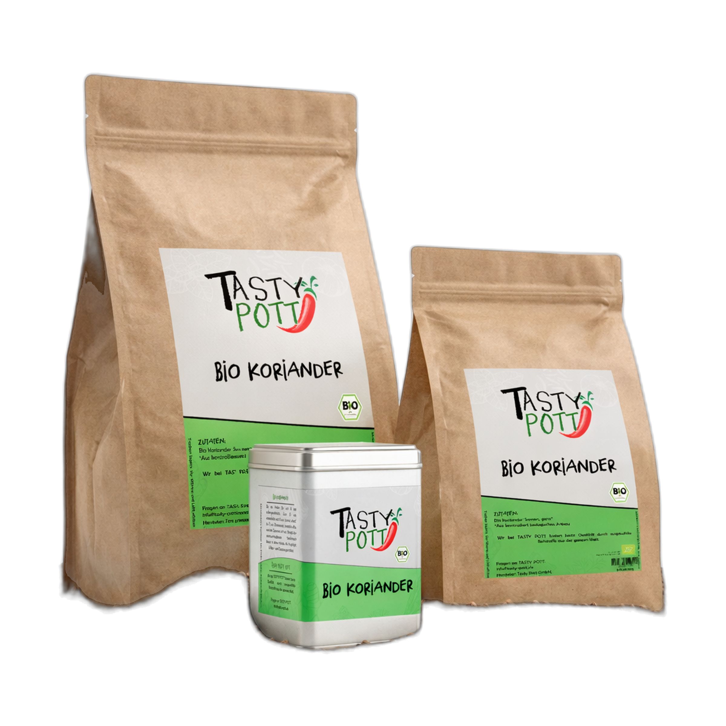 Tasty-Pott Tasty Pott Bio Koriander ganz 1000 g