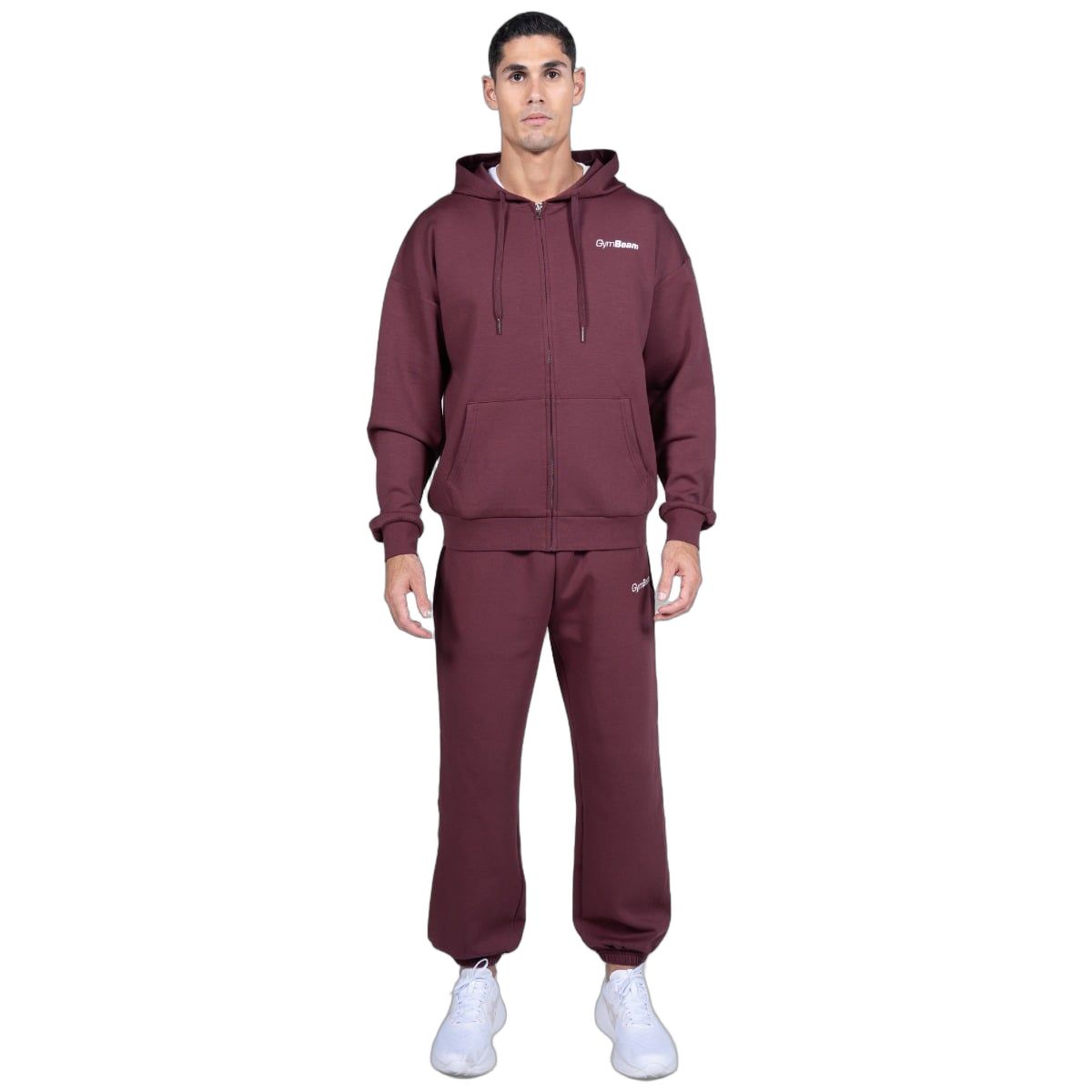 GymBeam Jogginghose Herren Oversized mit Gummizug und Taschen Relay Fig