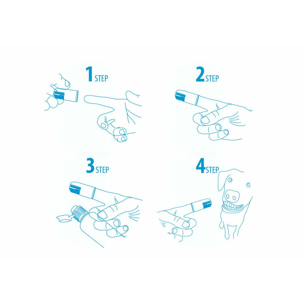 afp Sparkles Finger Brush (6pack)