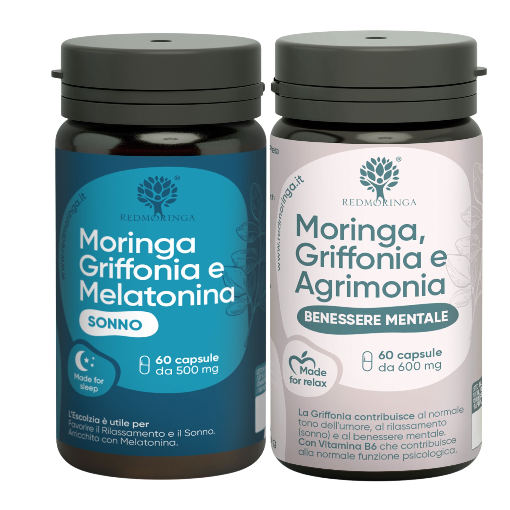 RedMoringa SET RELAX Giorno & Notte  120 Capsule