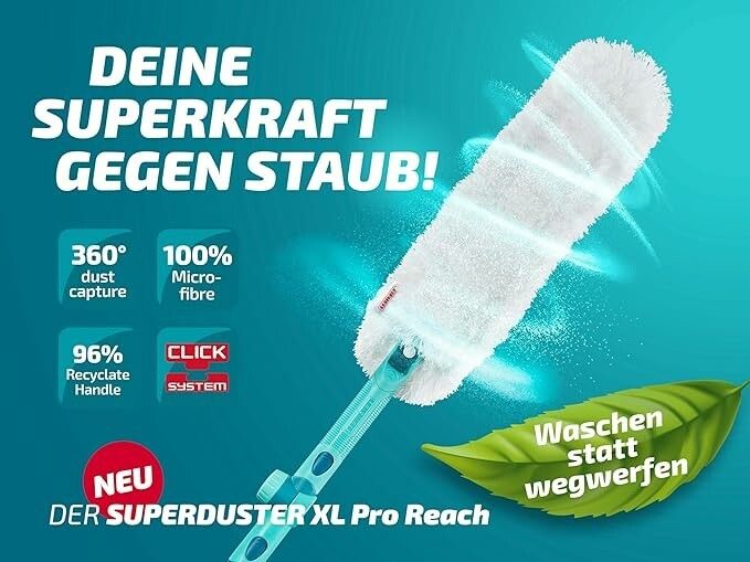 Leifheit Staubwedel SUPERDUSTER XL Pro Reach (041258)