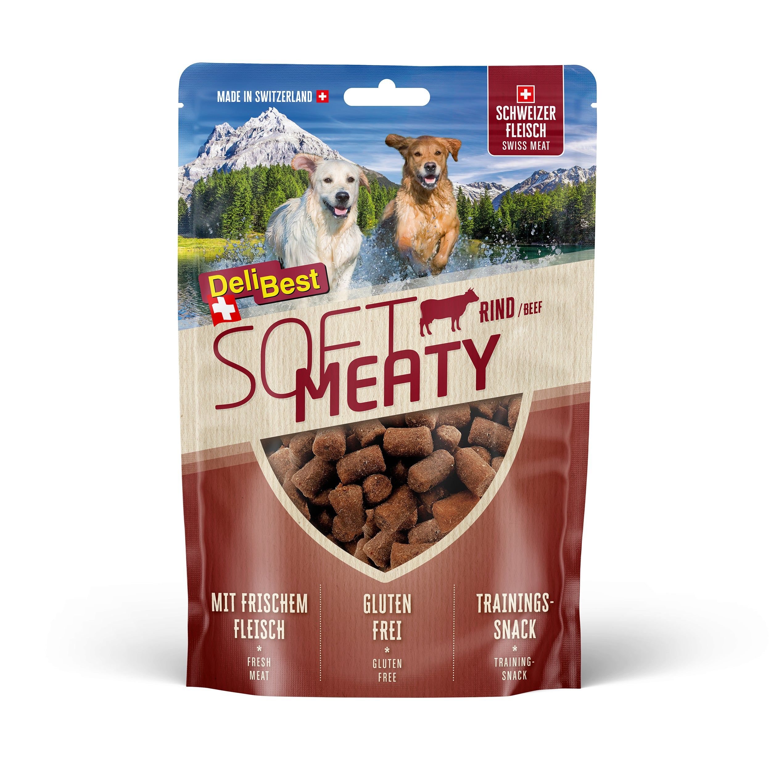 DeliBest Soft Meaty Feuchte Snacks Rind